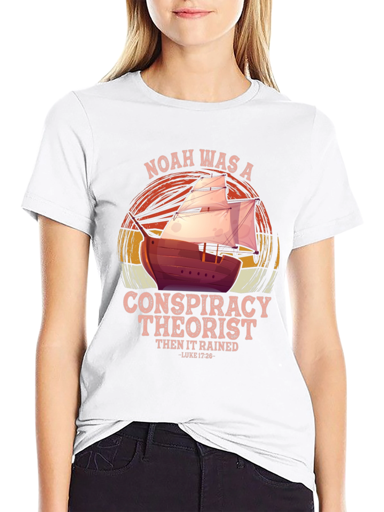 Noah Conspiracy Theorist Graphic T-Shirt