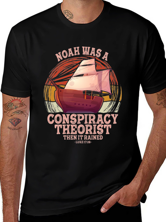 Noah Conspiracy Theorist Graphic T-Shirt