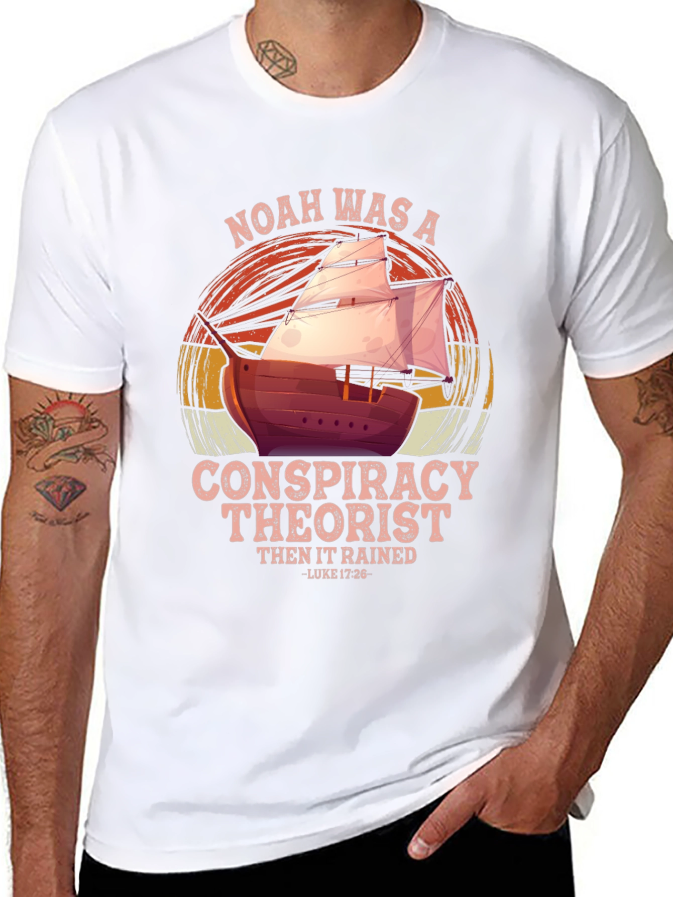 Noah Conspiracy Theorist Graphic T-Shirt
