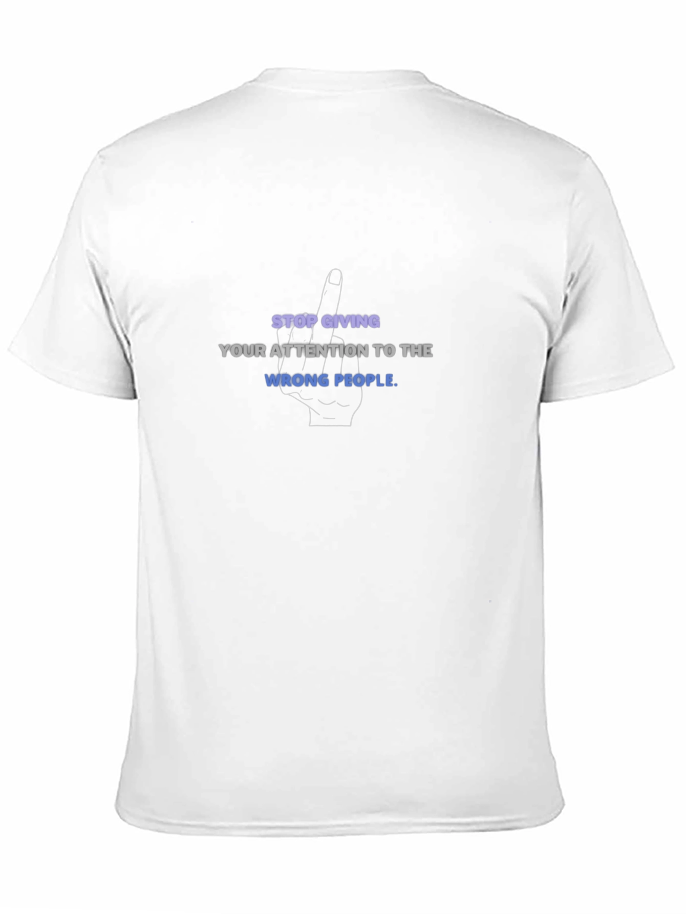Attitude Black Graphic T-Shirt - Stop Giving...