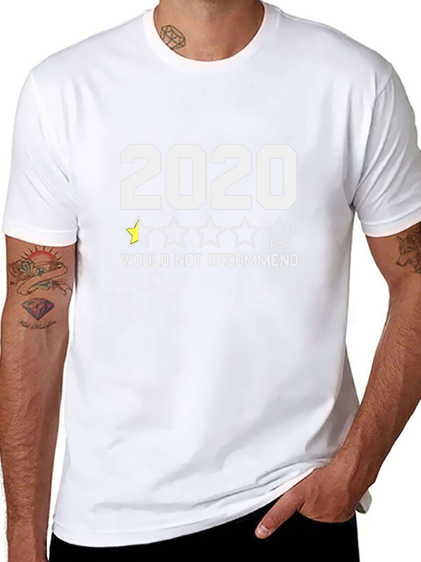 2020 One Star Review T-Shirt - Funny Sarcastic Tee