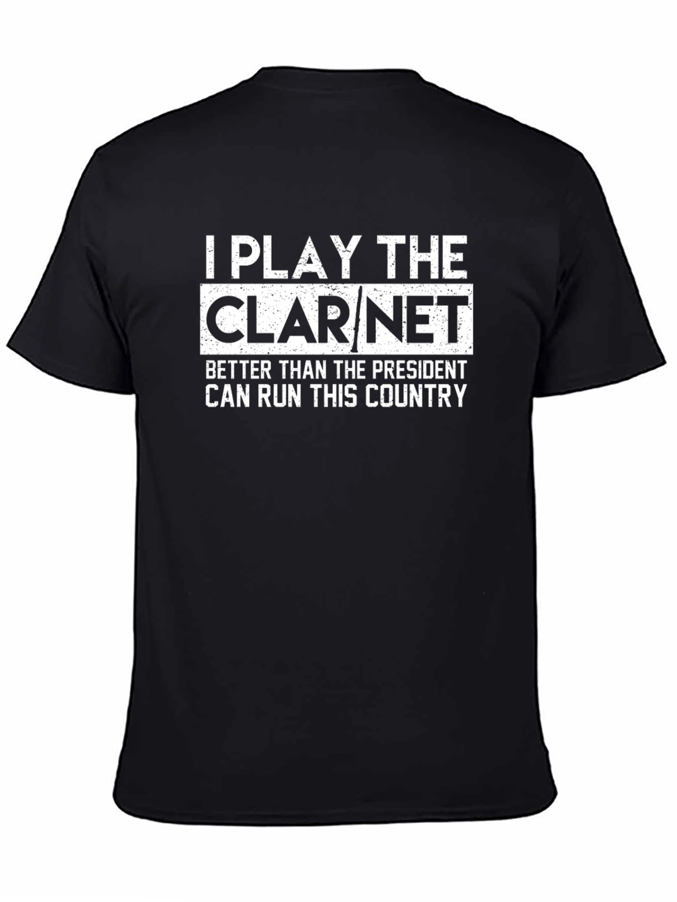 I Play the Clarinet Funny Graphic Tee
