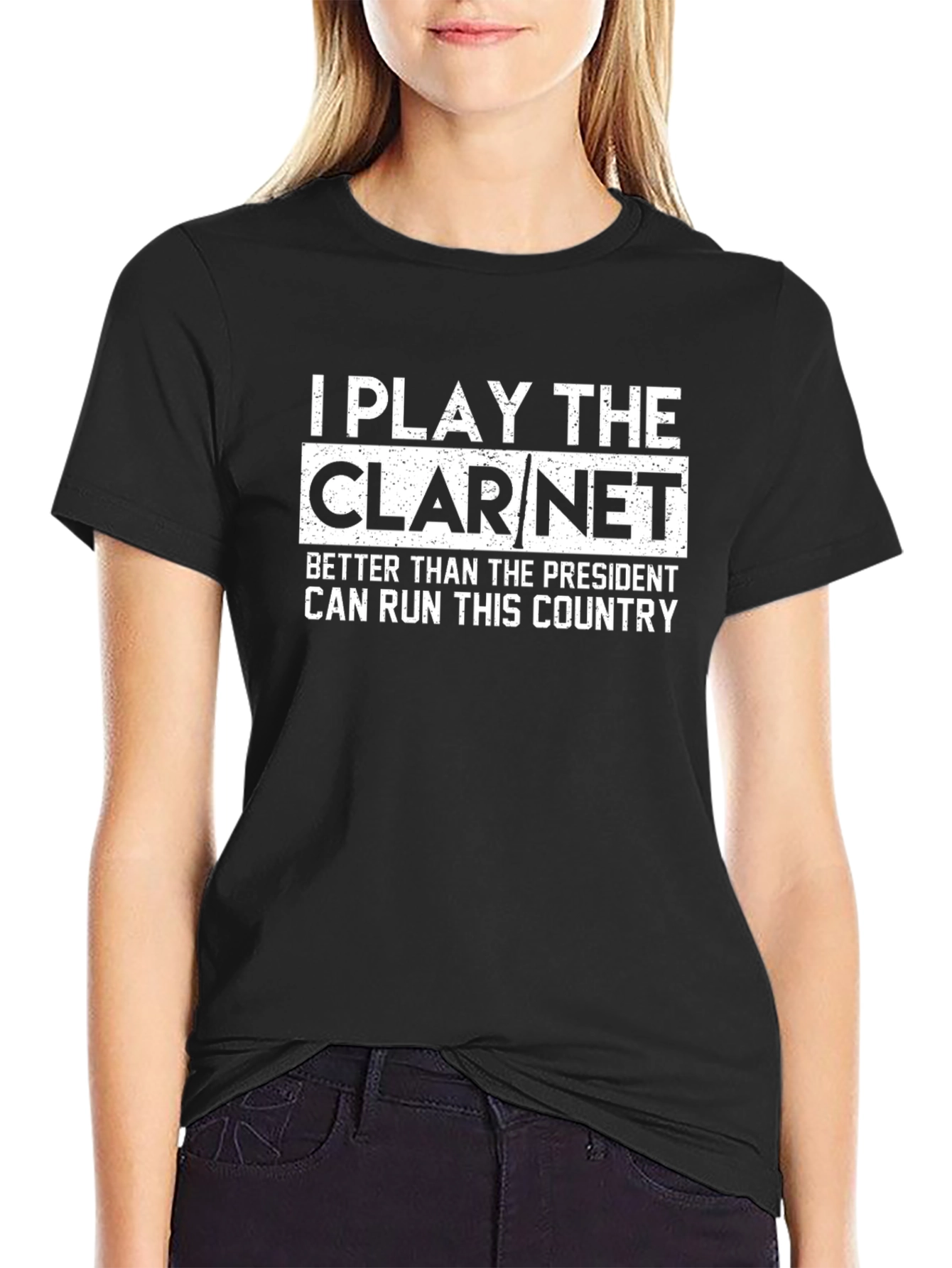 I Play the Clarinet Funny Graphic Tee