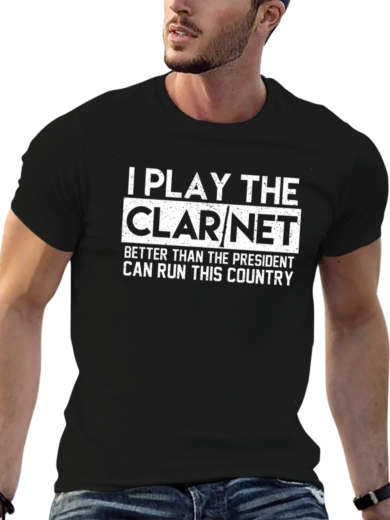 I Play the Clarinet Funny Graphic Tee