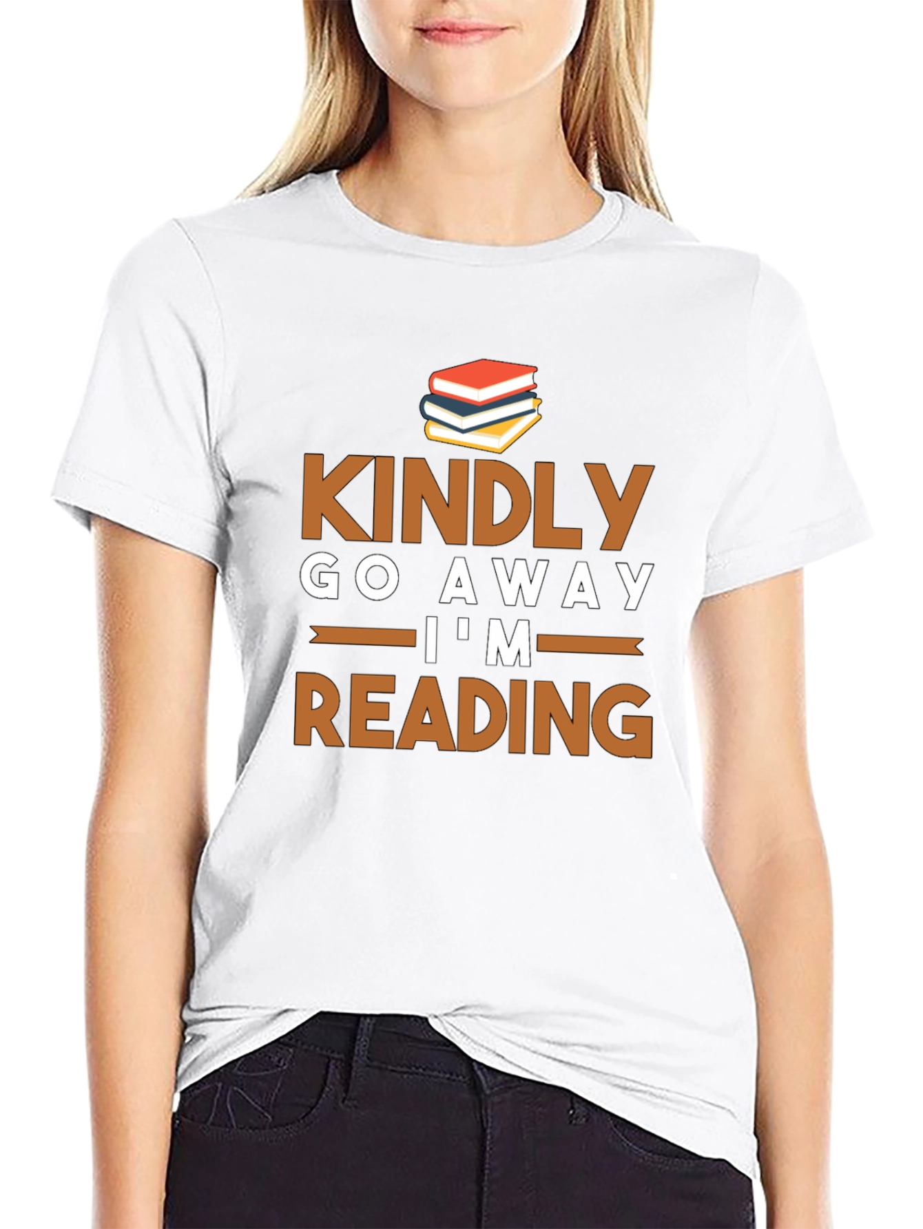 Kindly Go Away Im Reading T-Shirt