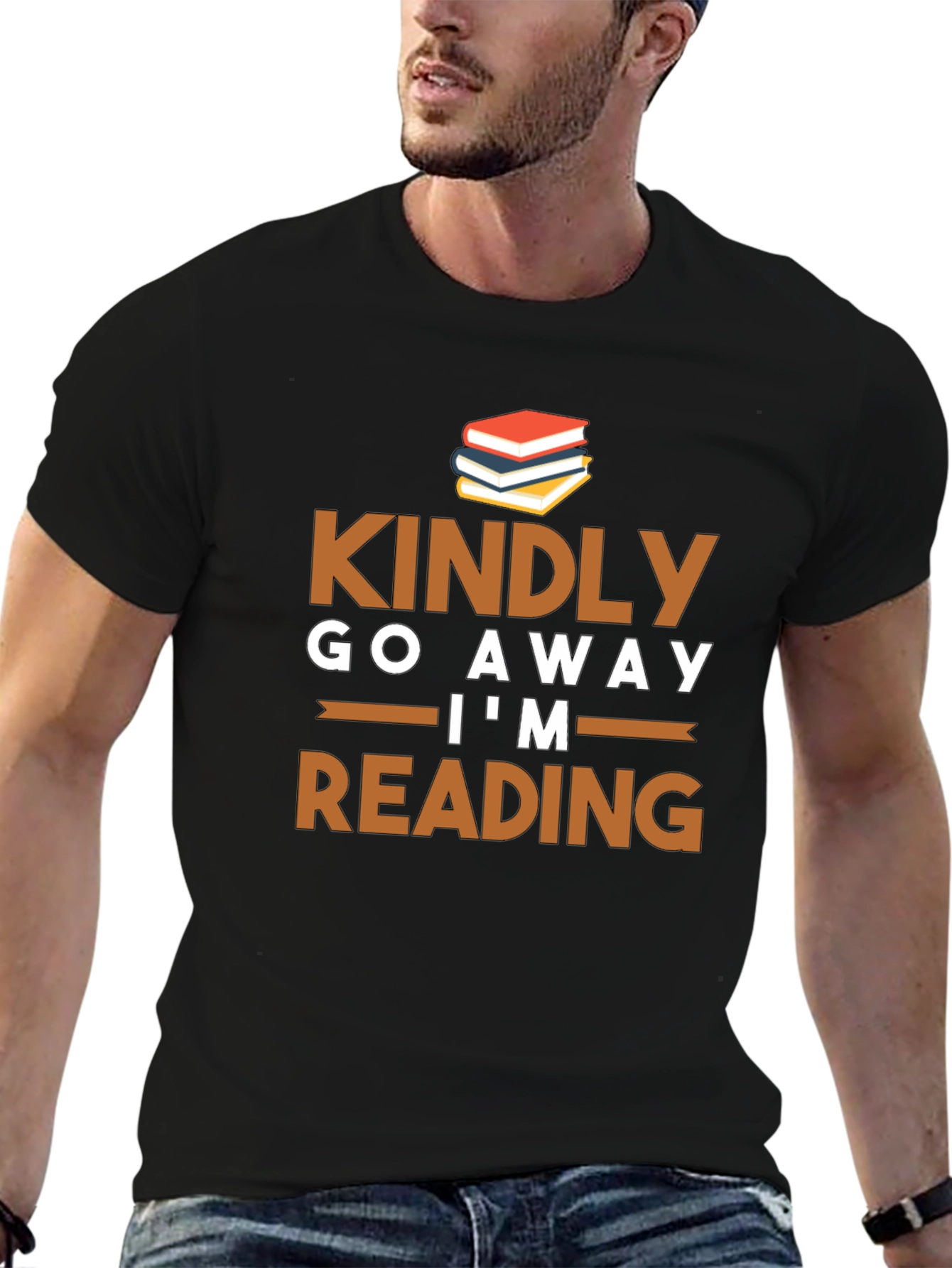 Kindly Go Away Im Reading T-Shirt