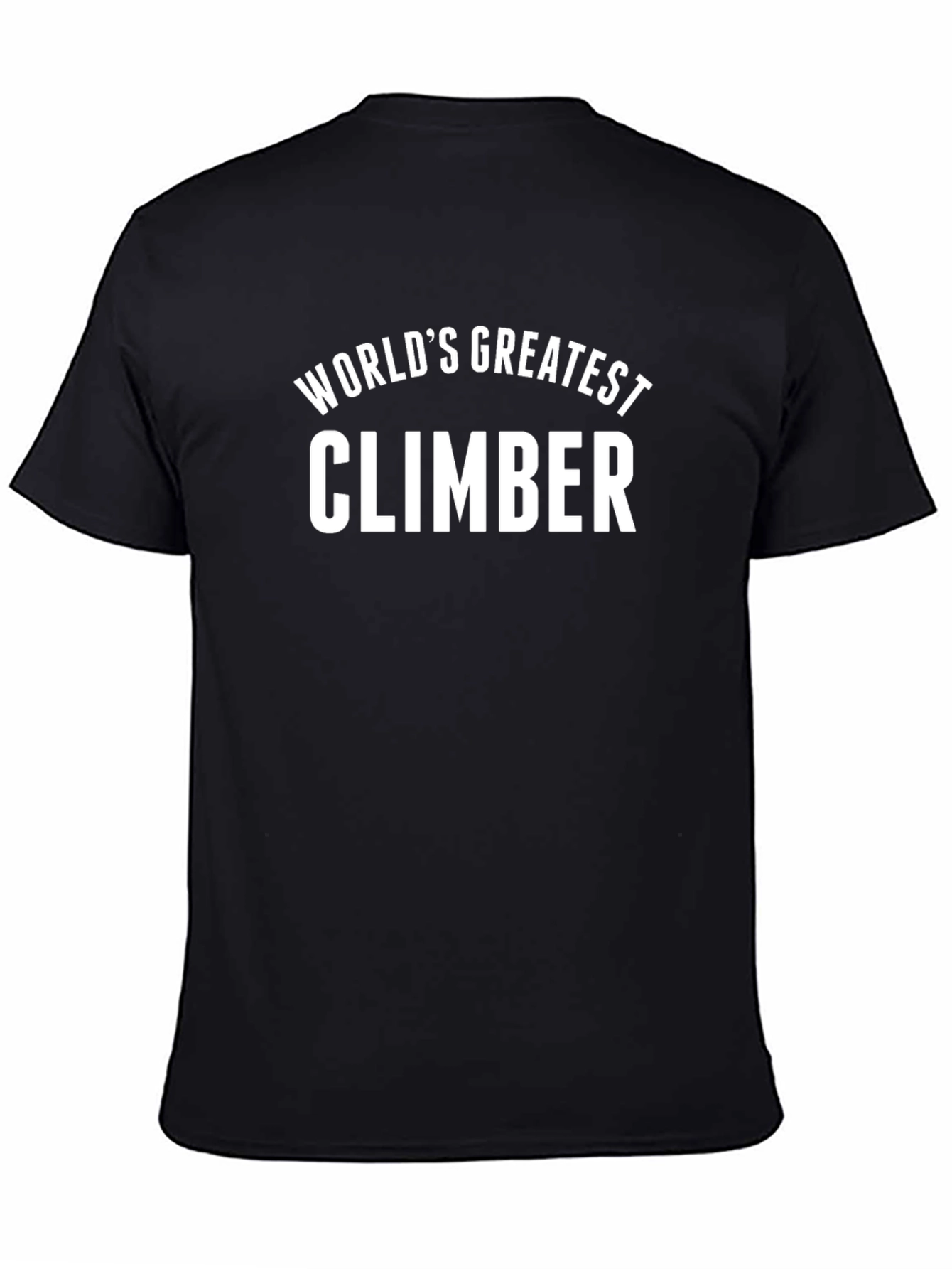 Worlds Greatest Climber Black T-Shirt