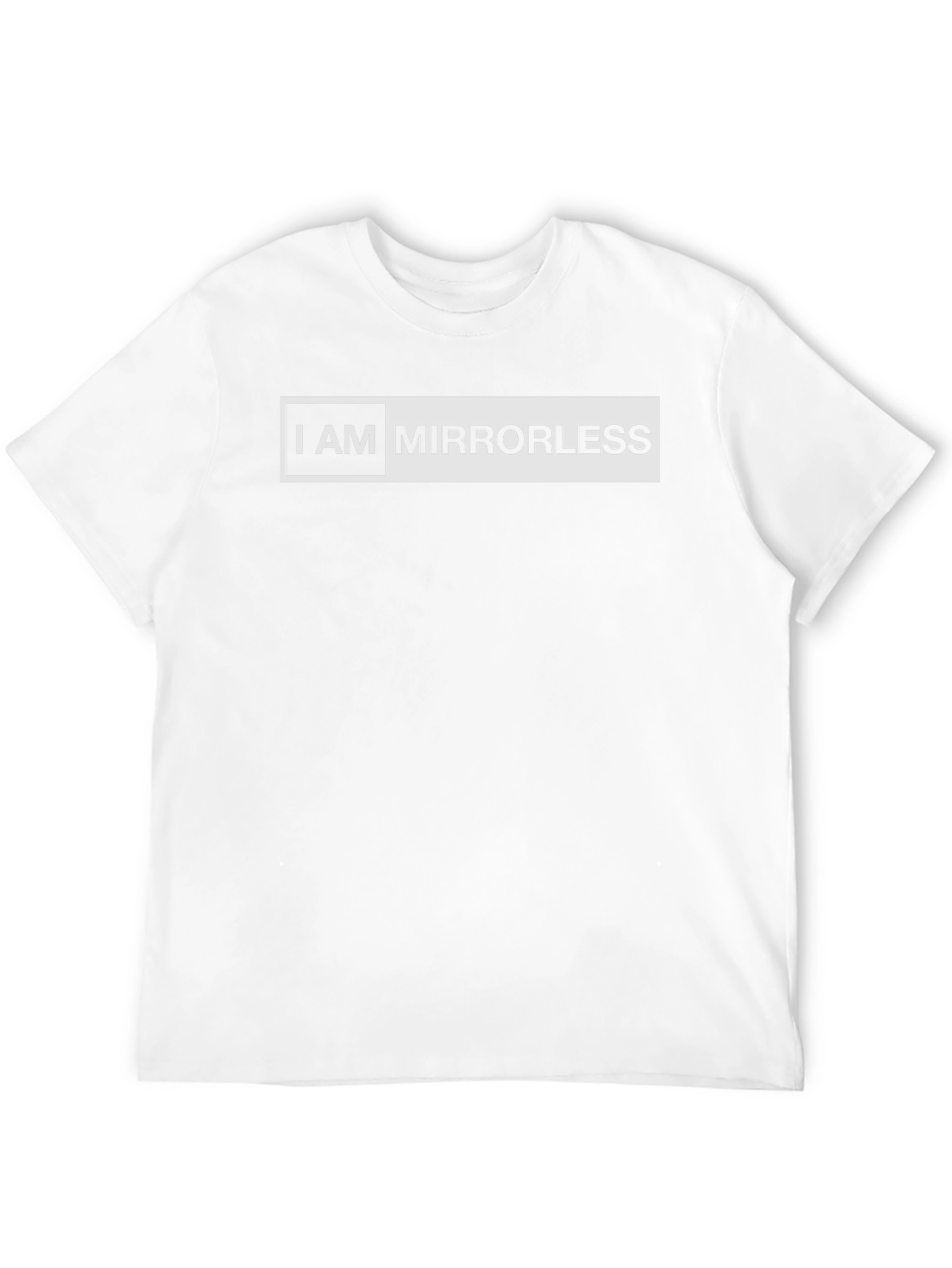 I AM MIRRORLESS Black Graphic T-Shirt