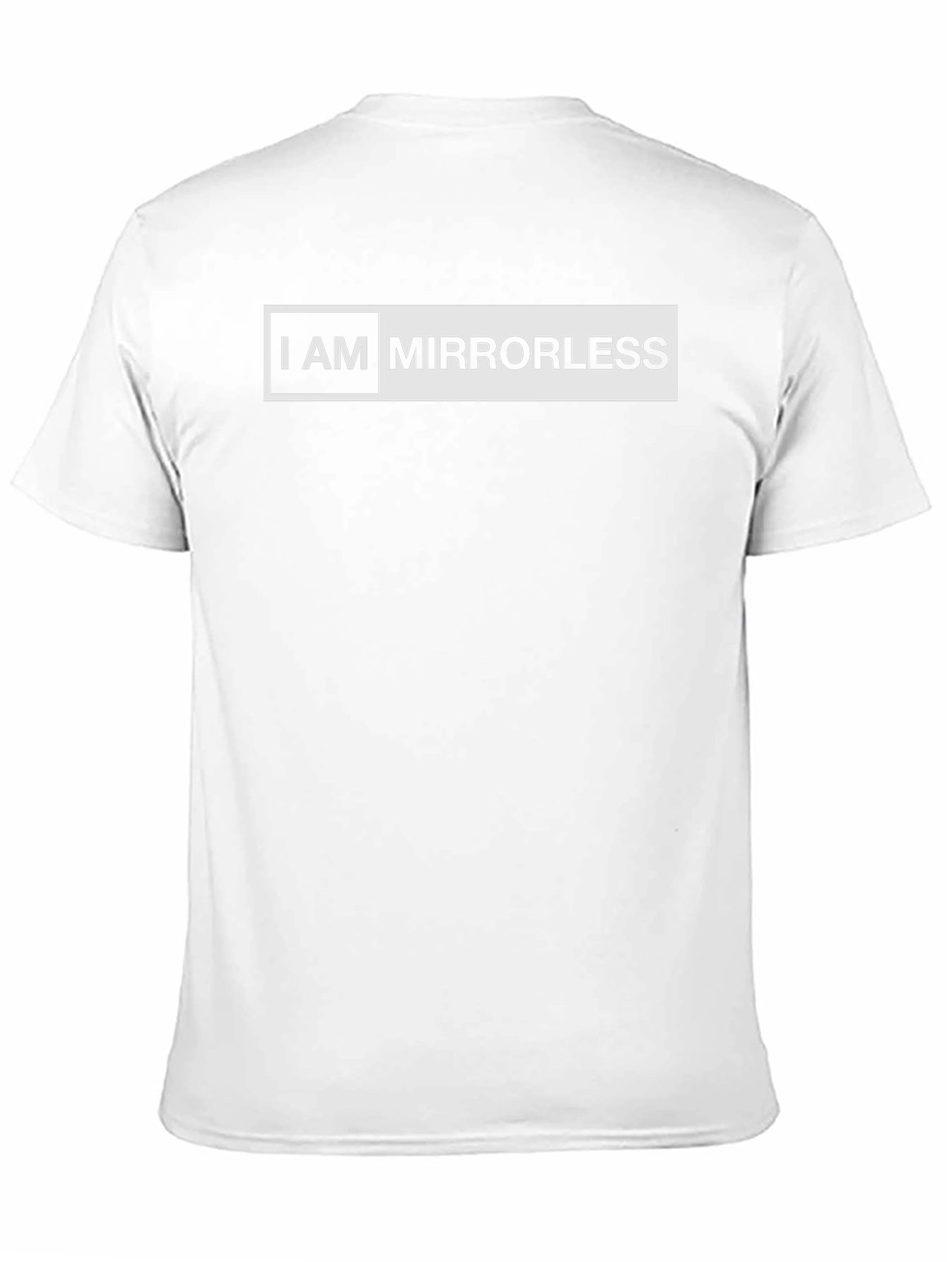I AM MIRRORLESS Black Graphic T-Shirt