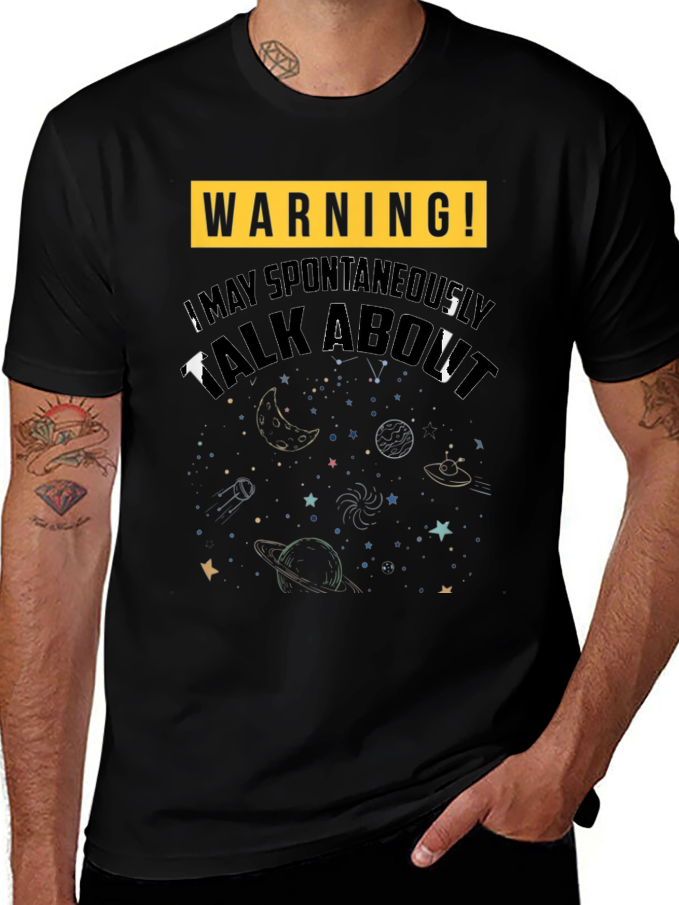 Warning! Space Talk T-Shirt