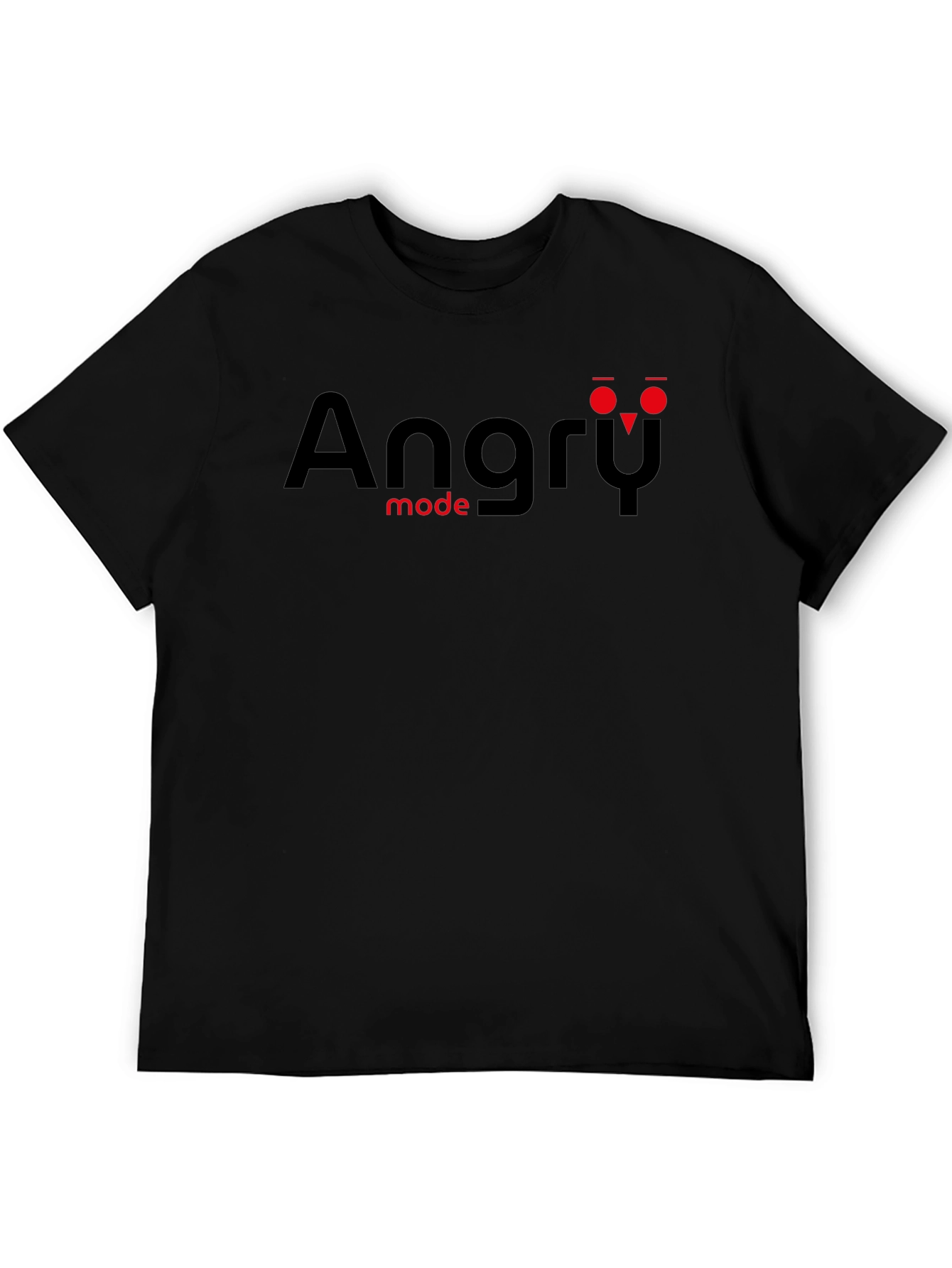 Angry Mode Graphic T-Shirt - Black