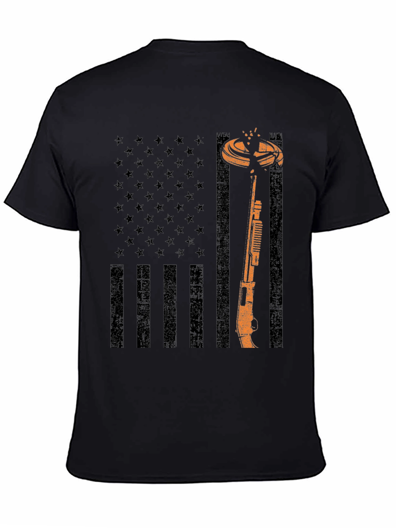 American Flag Clay Shooting T-Shirt