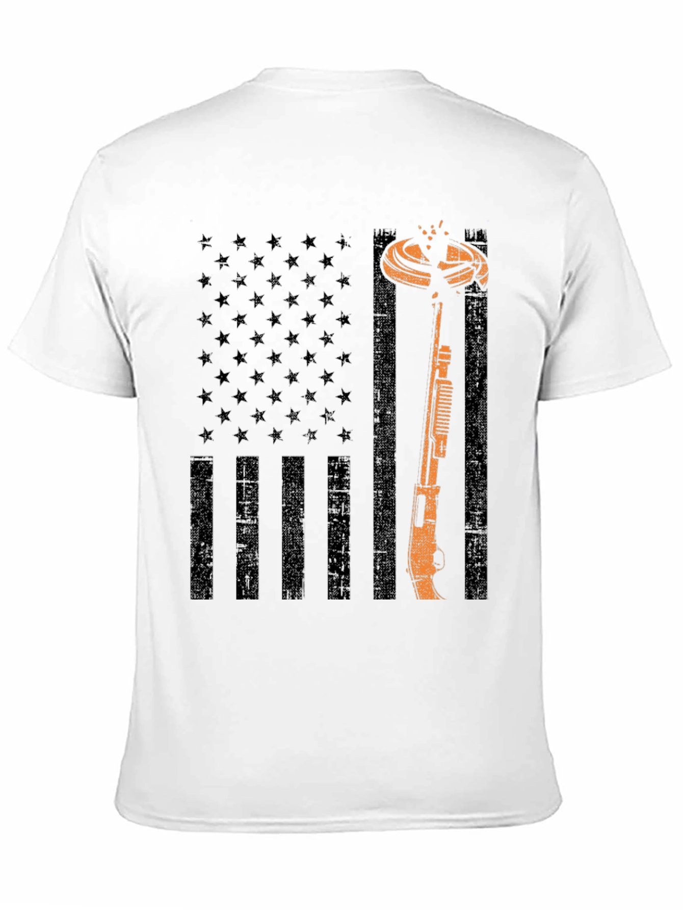 American Flag Clay Shooting T-Shirt