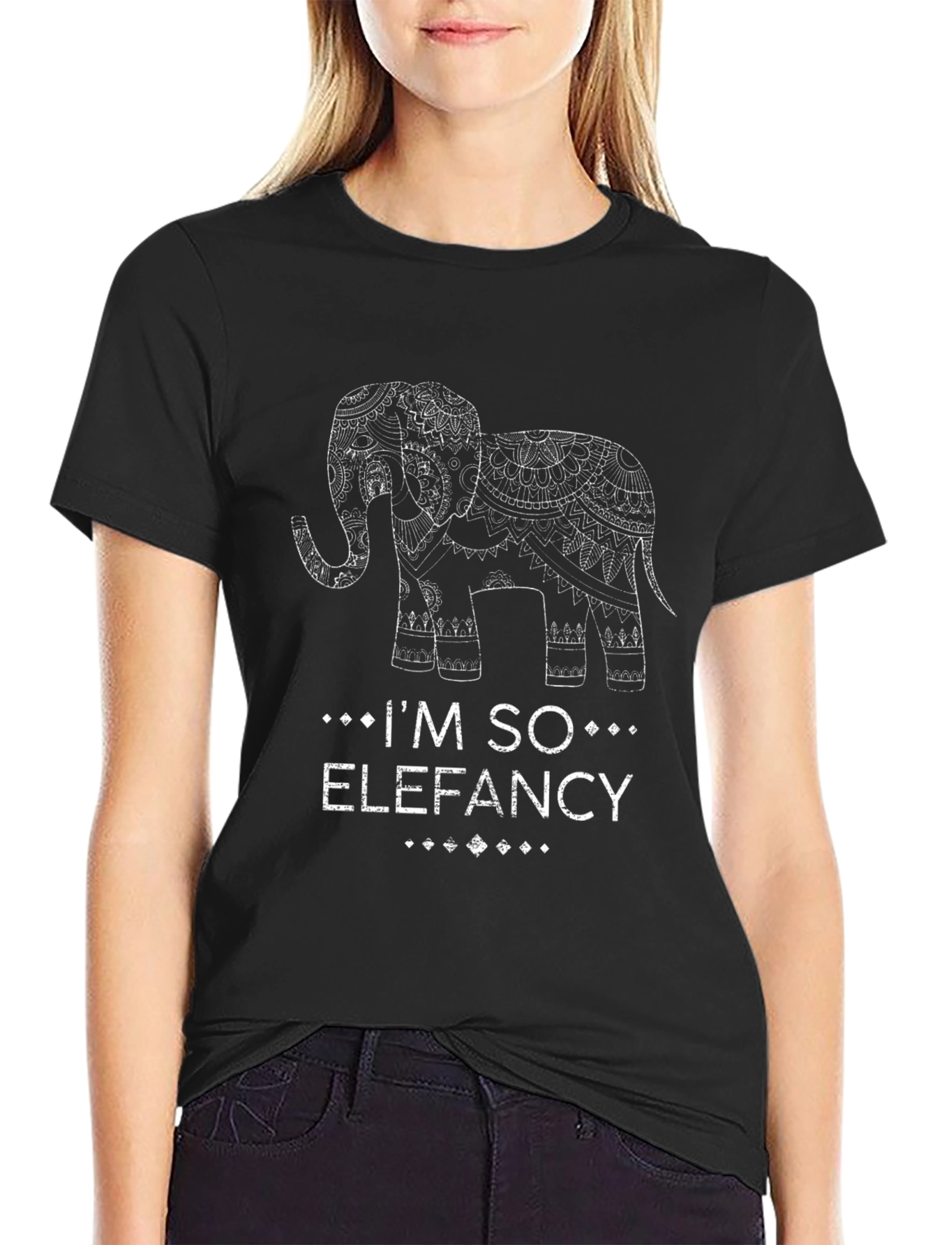 Elephant Mandala T-Shirt - Im So Elefancy Tee