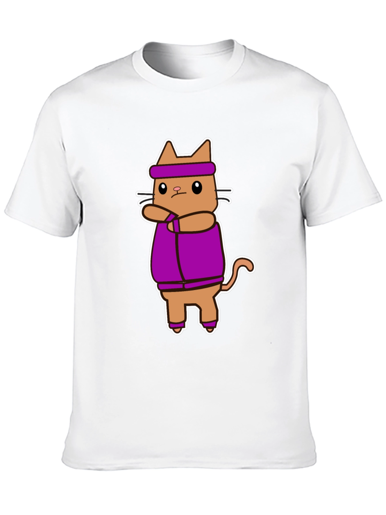 Workout Cat T-Shirt - Funny Gym Apparel