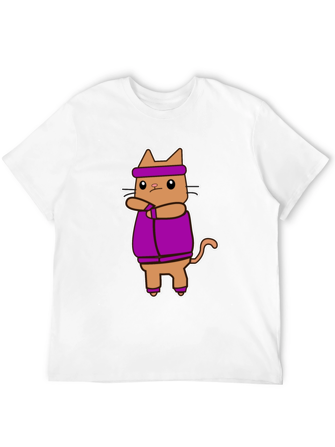 Workout Cat T-Shirt - Funny Gym Apparel