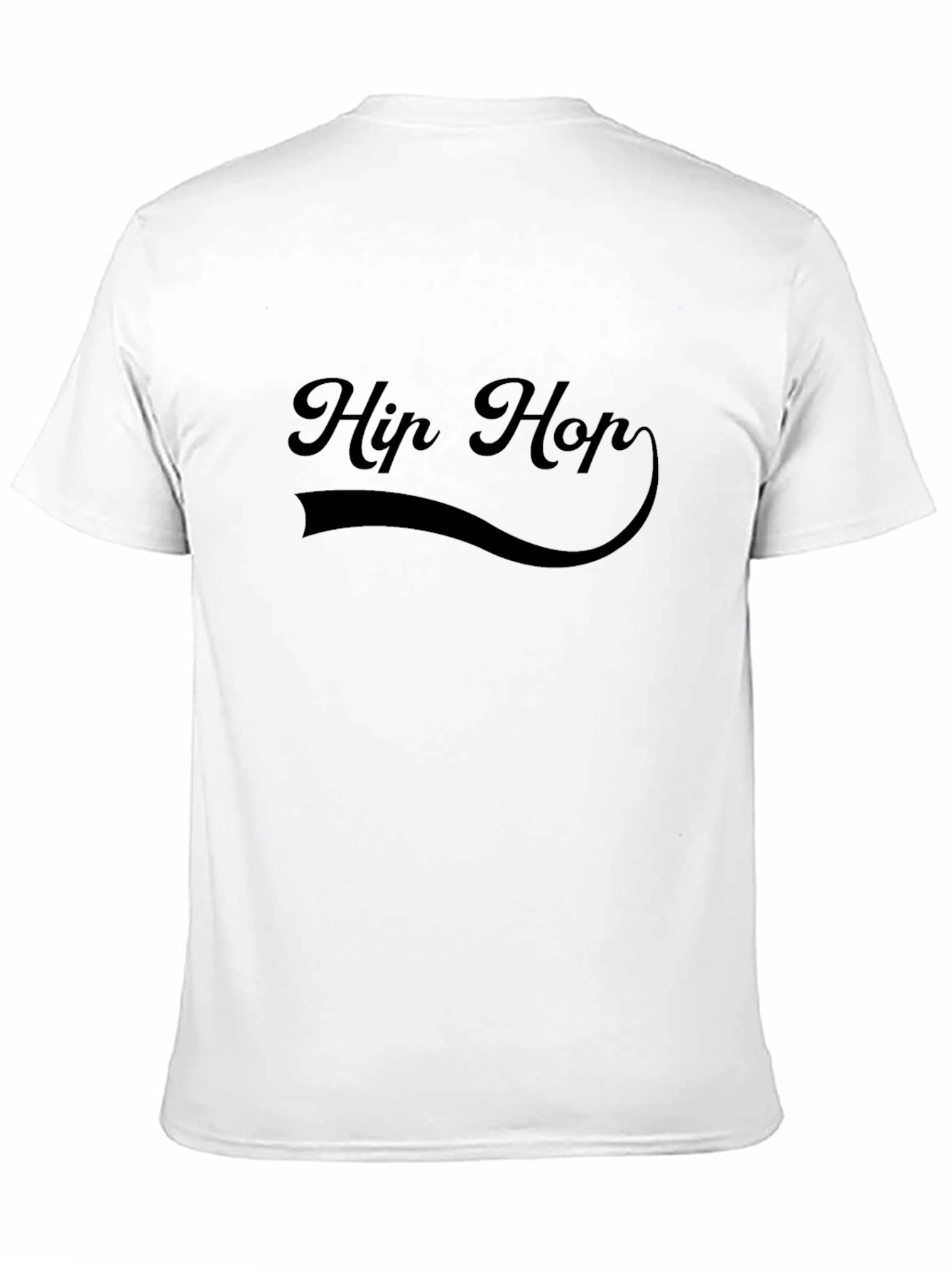 Black Hip Hop Graphic T-Shirt