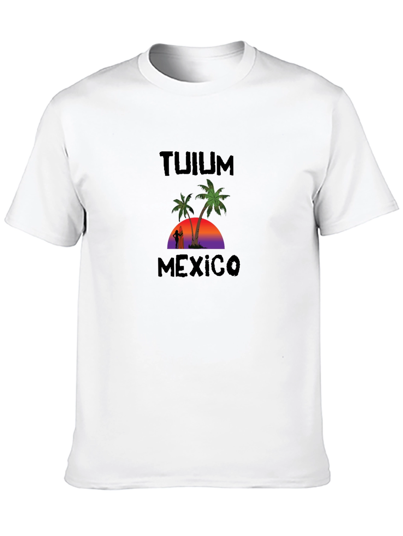 Tulum Mexico Palm Tree Graphic T-Shirt