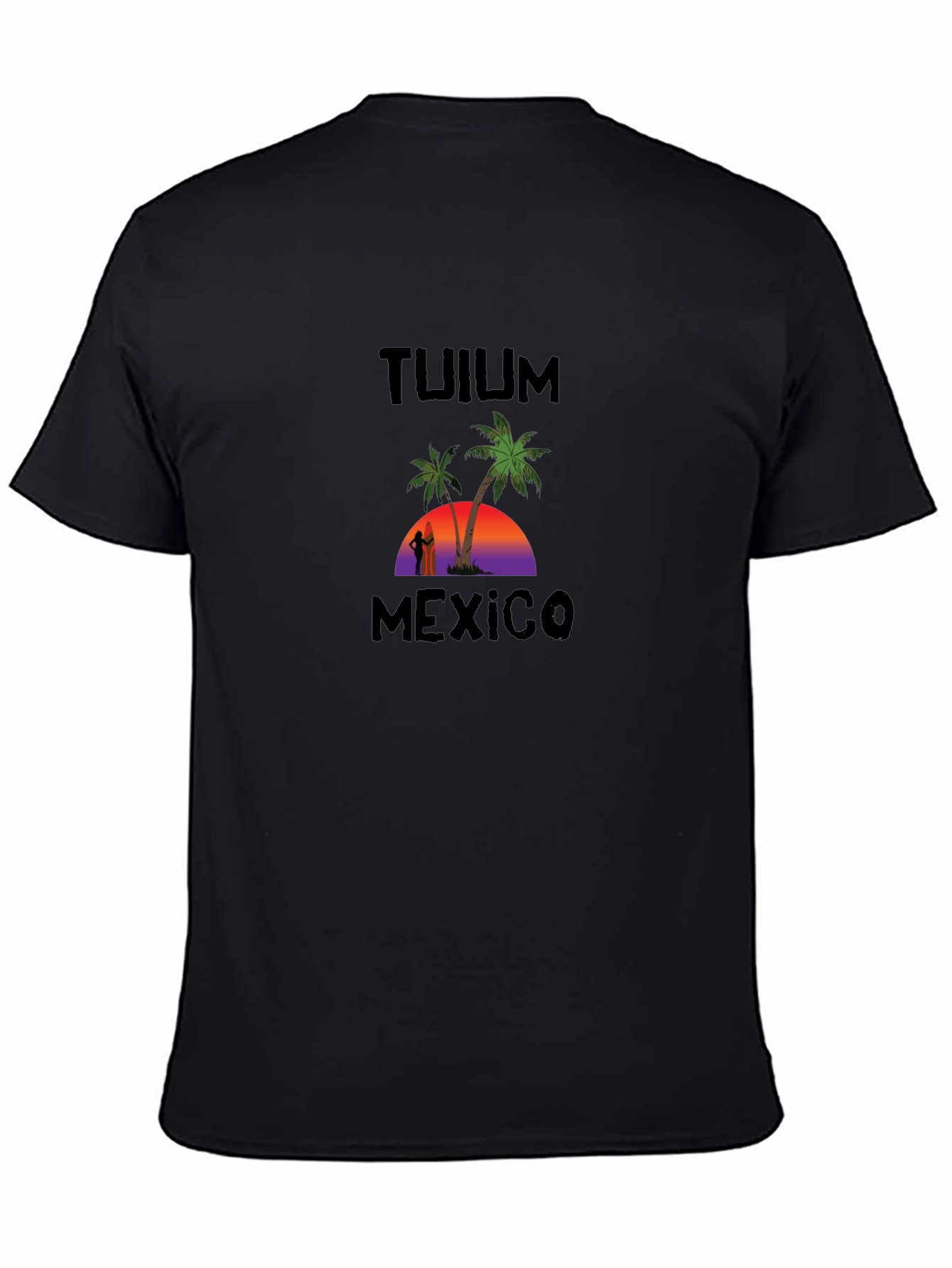 Tulum Mexico Palm Tree Graphic T-Shirt