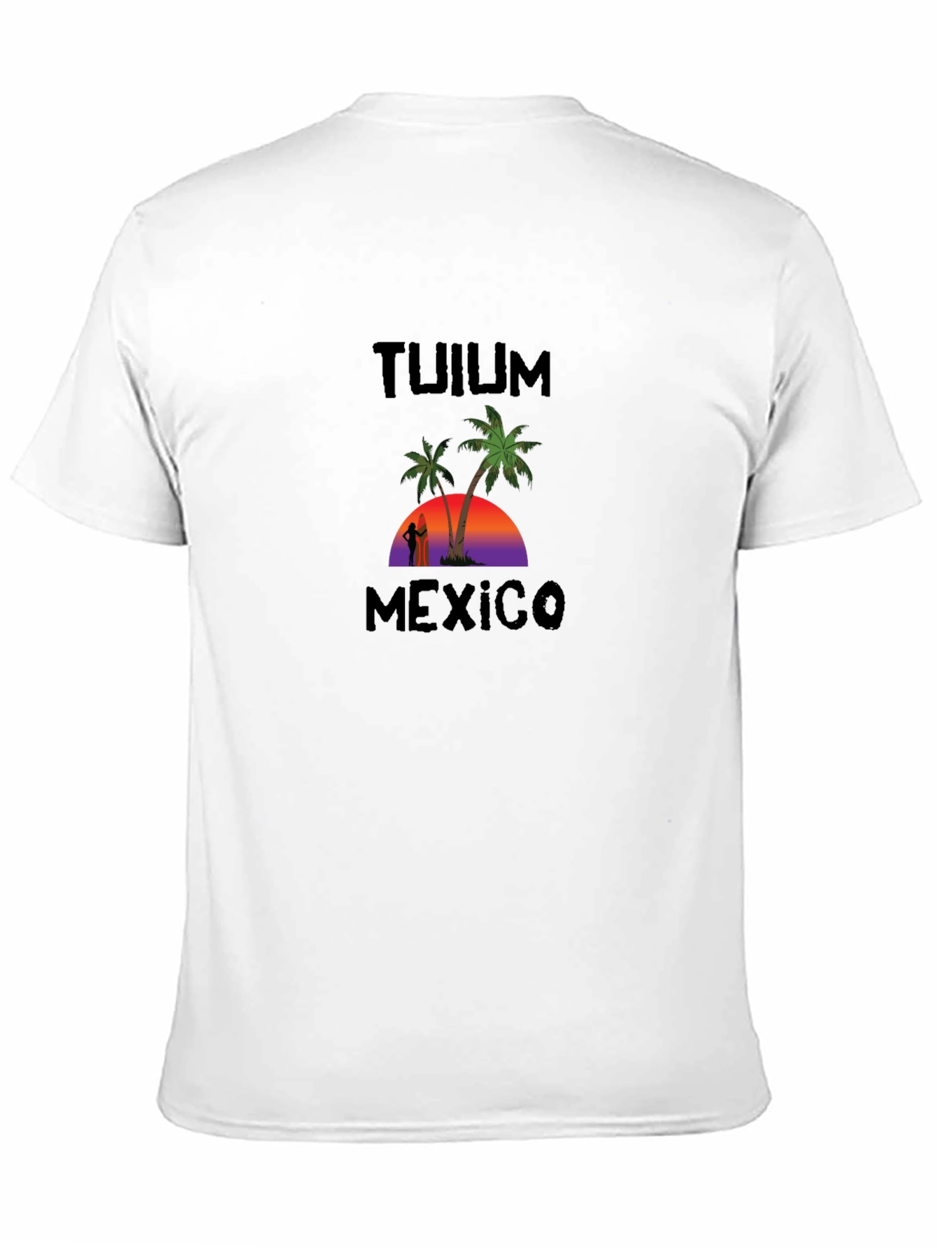 Tulum Mexico Palm Tree Graphic T-Shirt