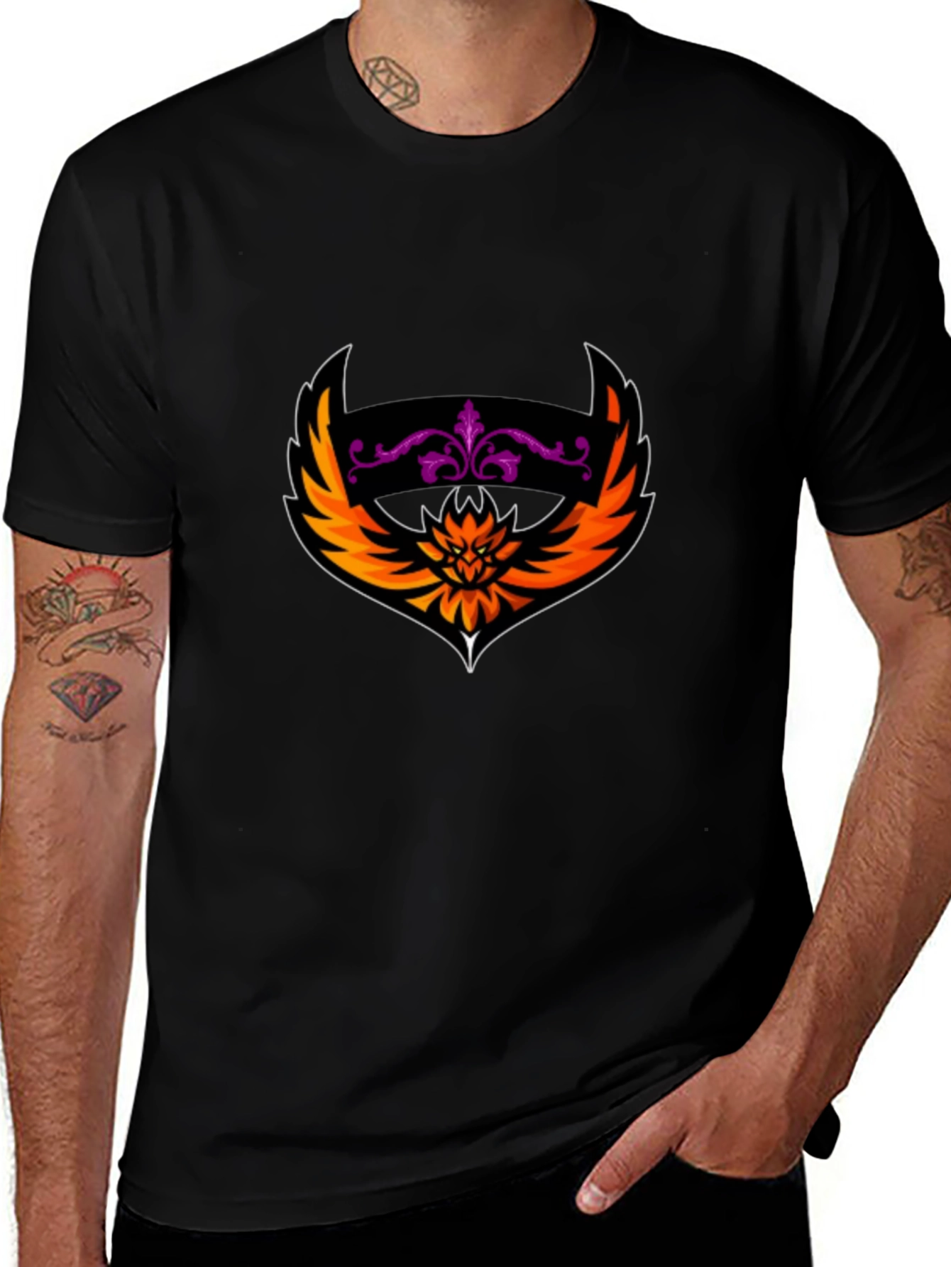Phoenix Emblem Black T-Shirt