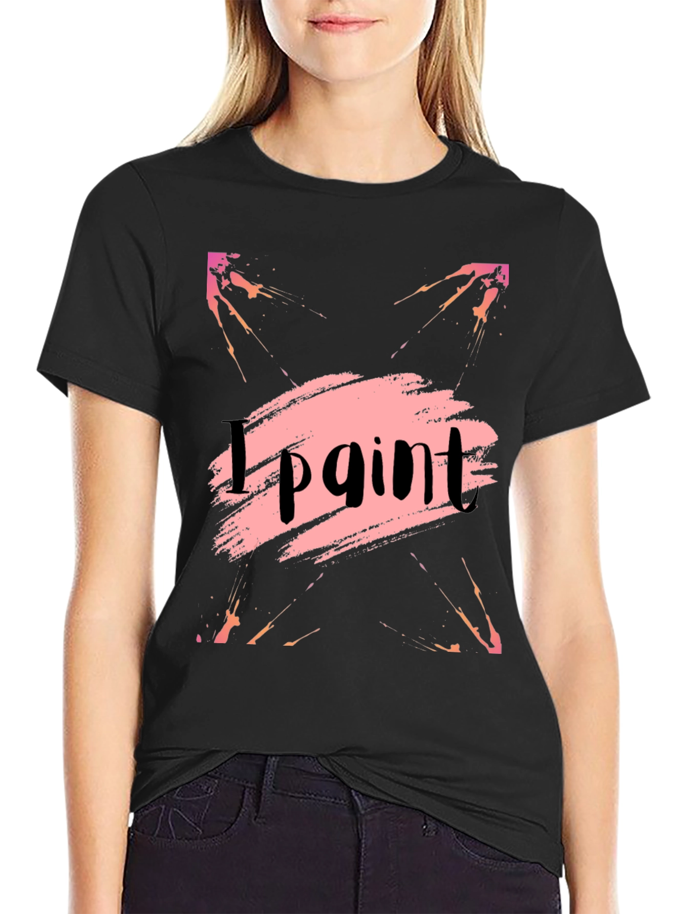 I Paint Black Graphic Tee