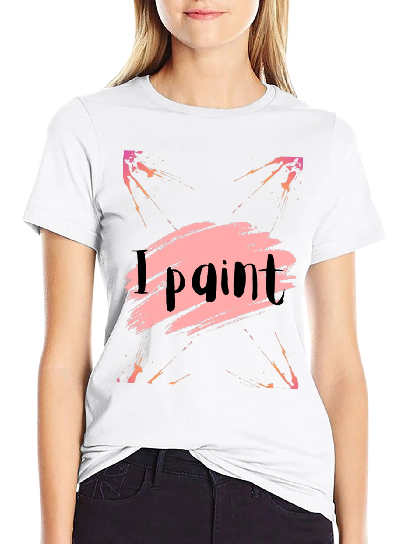 I Paint Black Graphic Tee