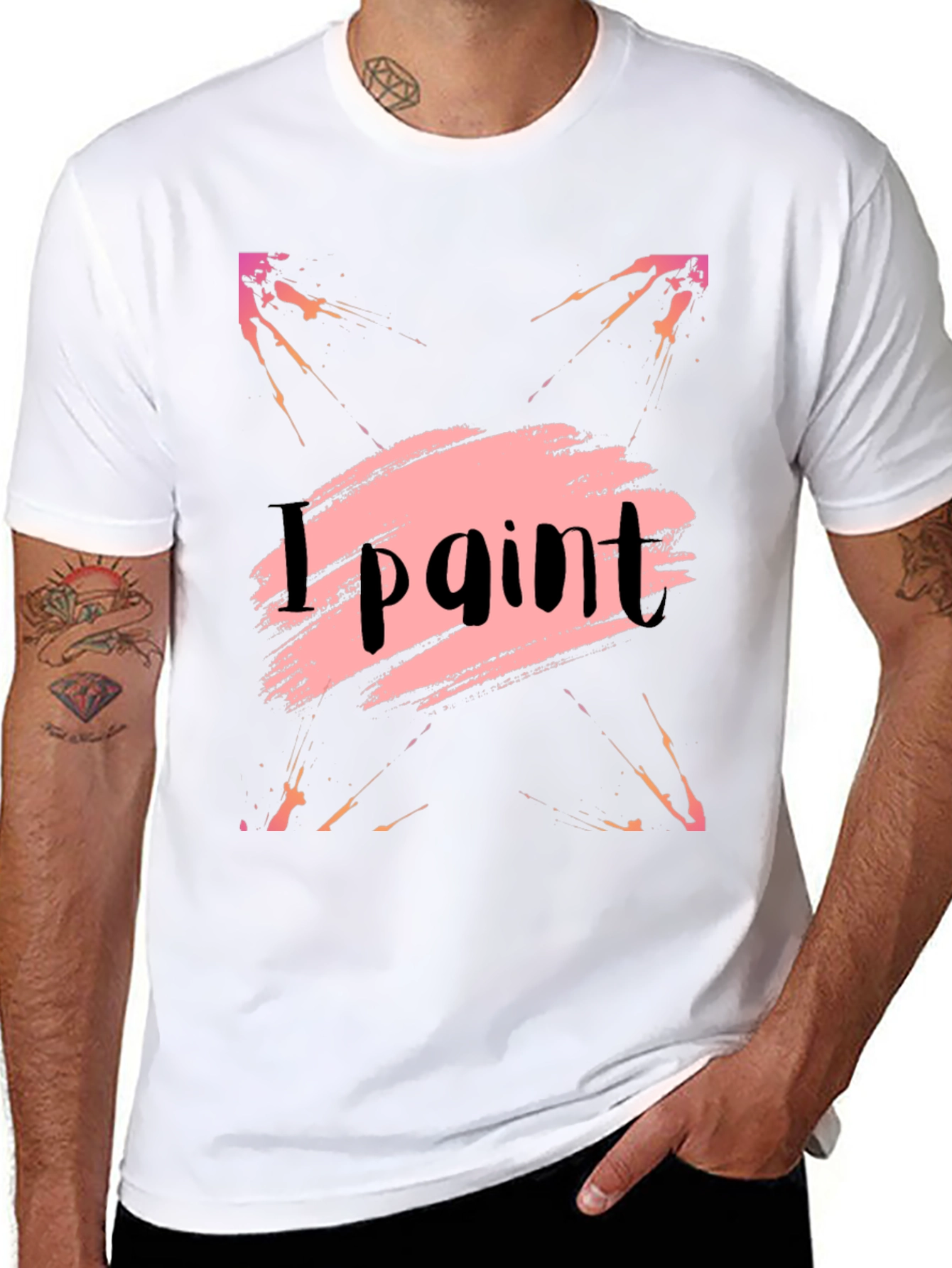 I Paint Black Graphic Tee