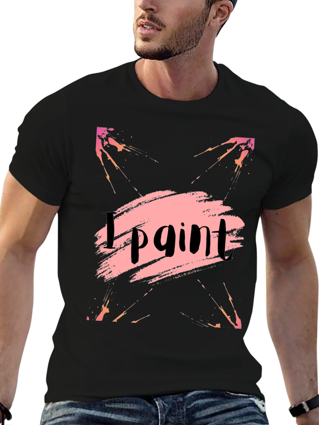I Paint Black Graphic Tee