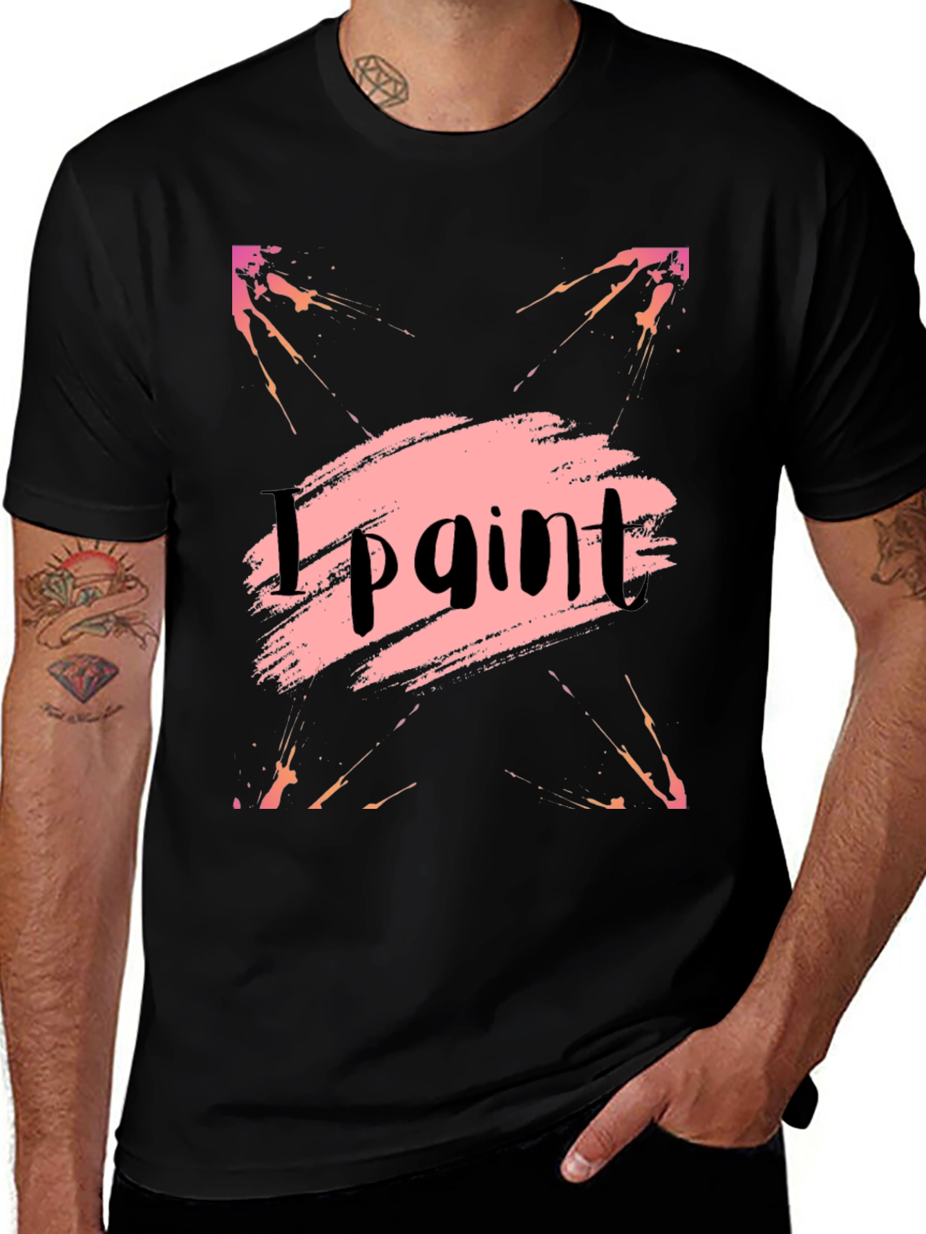 I Paint Black Graphic Tee