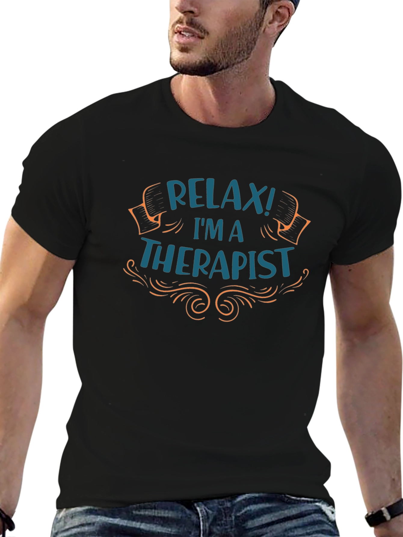 Relax Im A Therapist T-Shirt - Novelty Tee