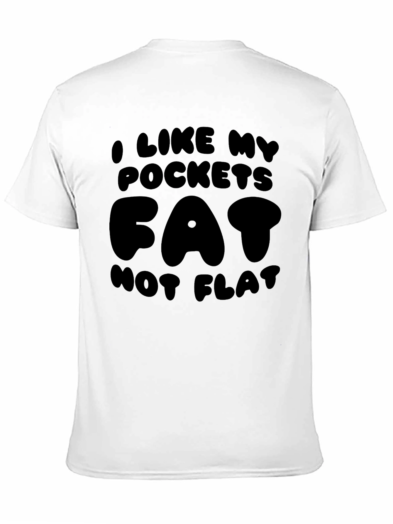 Fat Pockets Graphic Tee - Mens Black T-Shirt