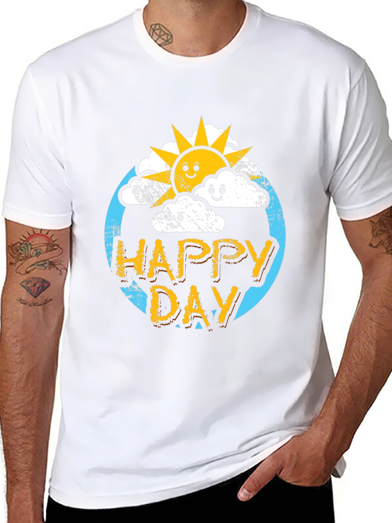 Happy Day Graphic T-Shirt - Sunny Weather Design