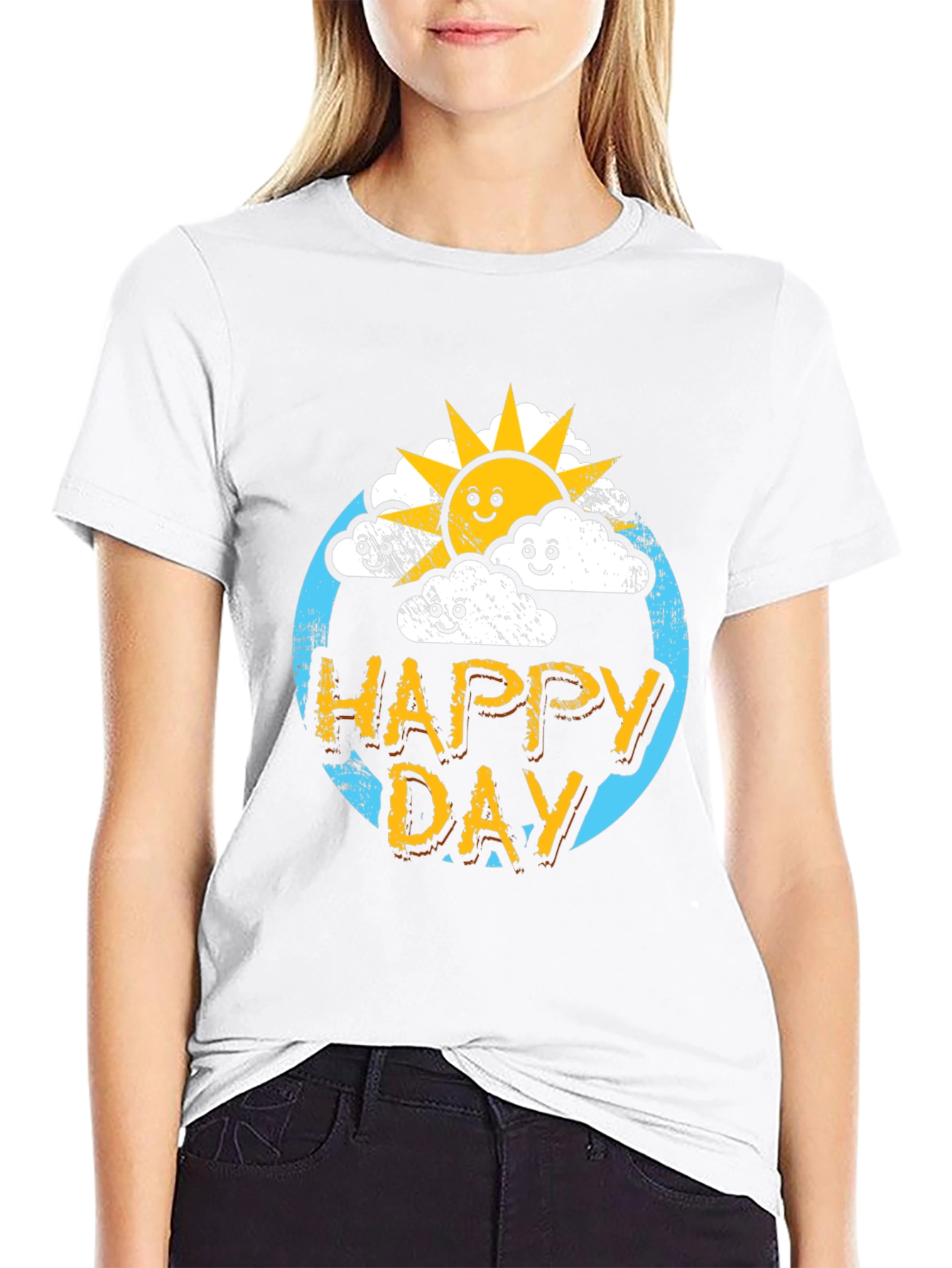 Happy Day Graphic T-Shirt - Sunny Weather Design