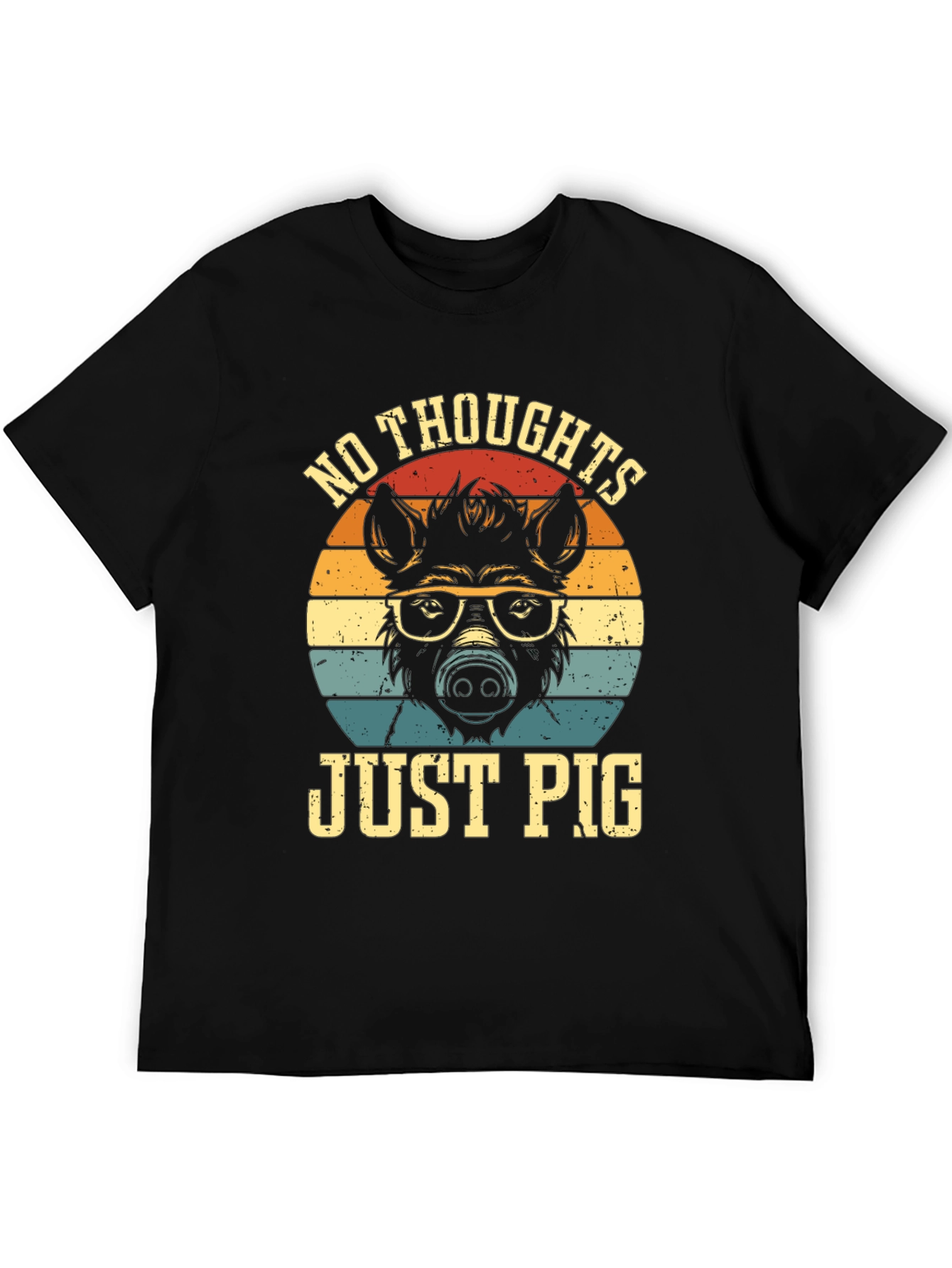 No Thoughts Just Pig Graphic Tee