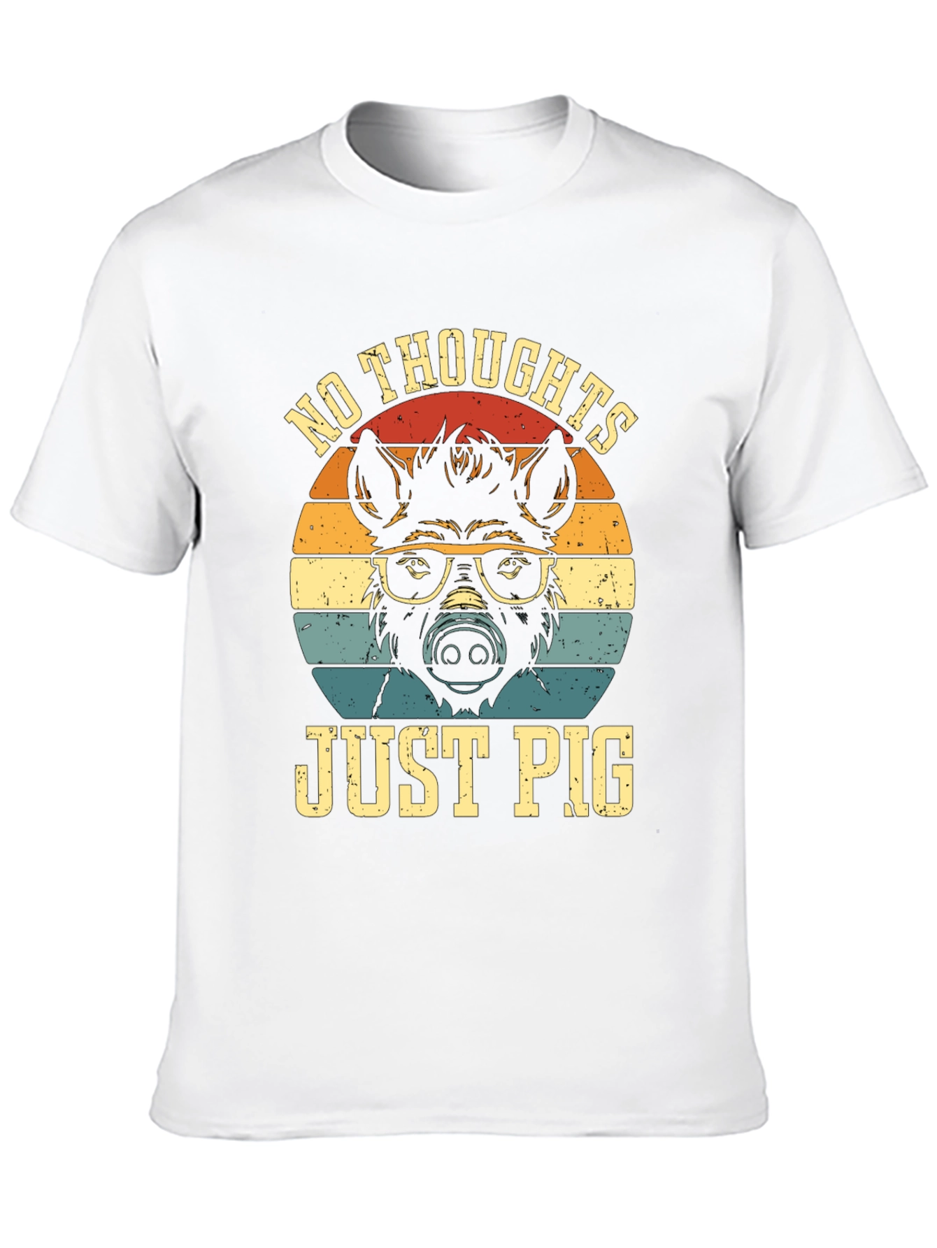 No Thoughts Just Pig Graphic Tee