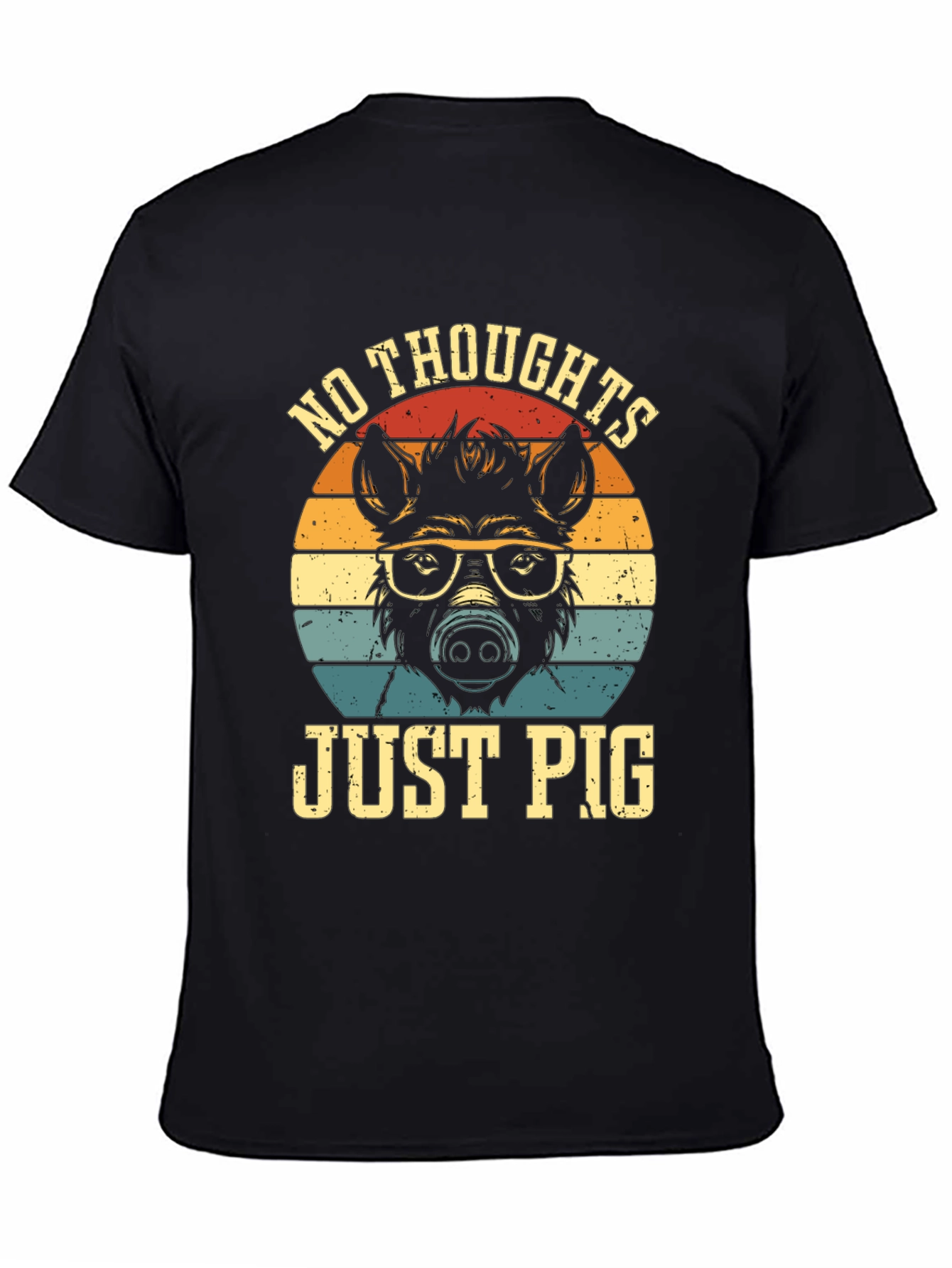 No Thoughts Just Pig Graphic Tee