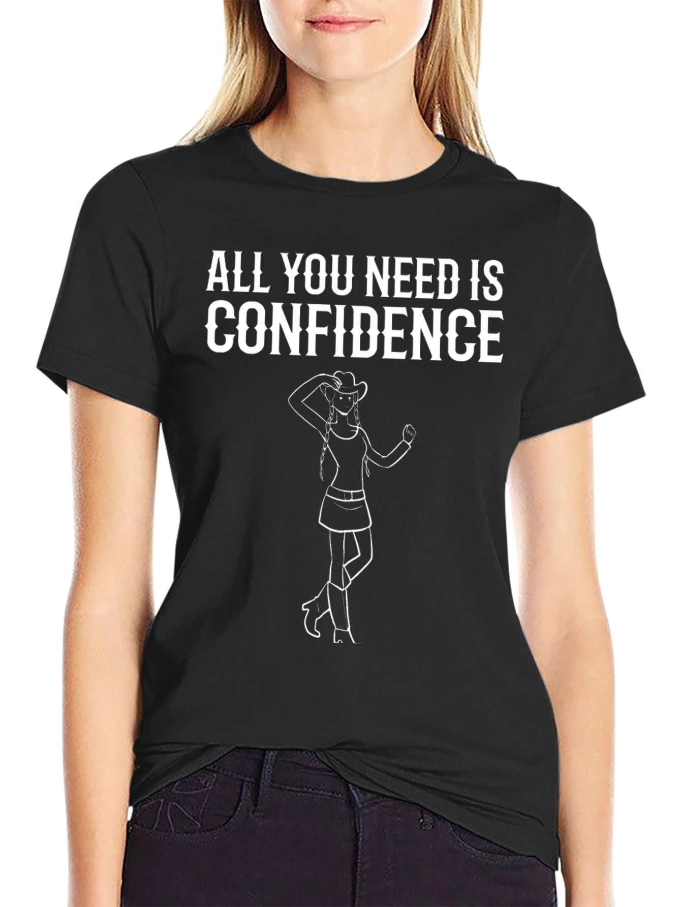 Confidence Cowgirl Graphic T-Shirt