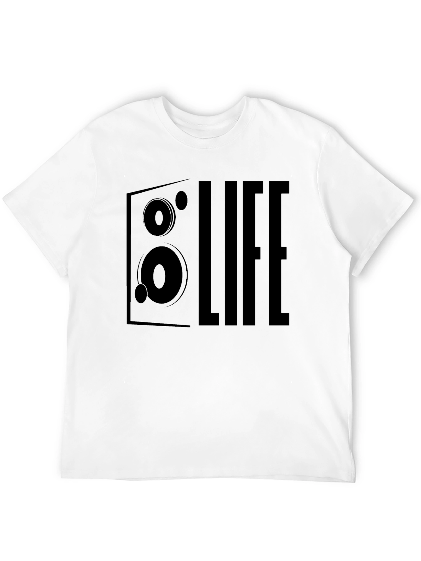 Life Speaker Graphic T-Shirt - Black