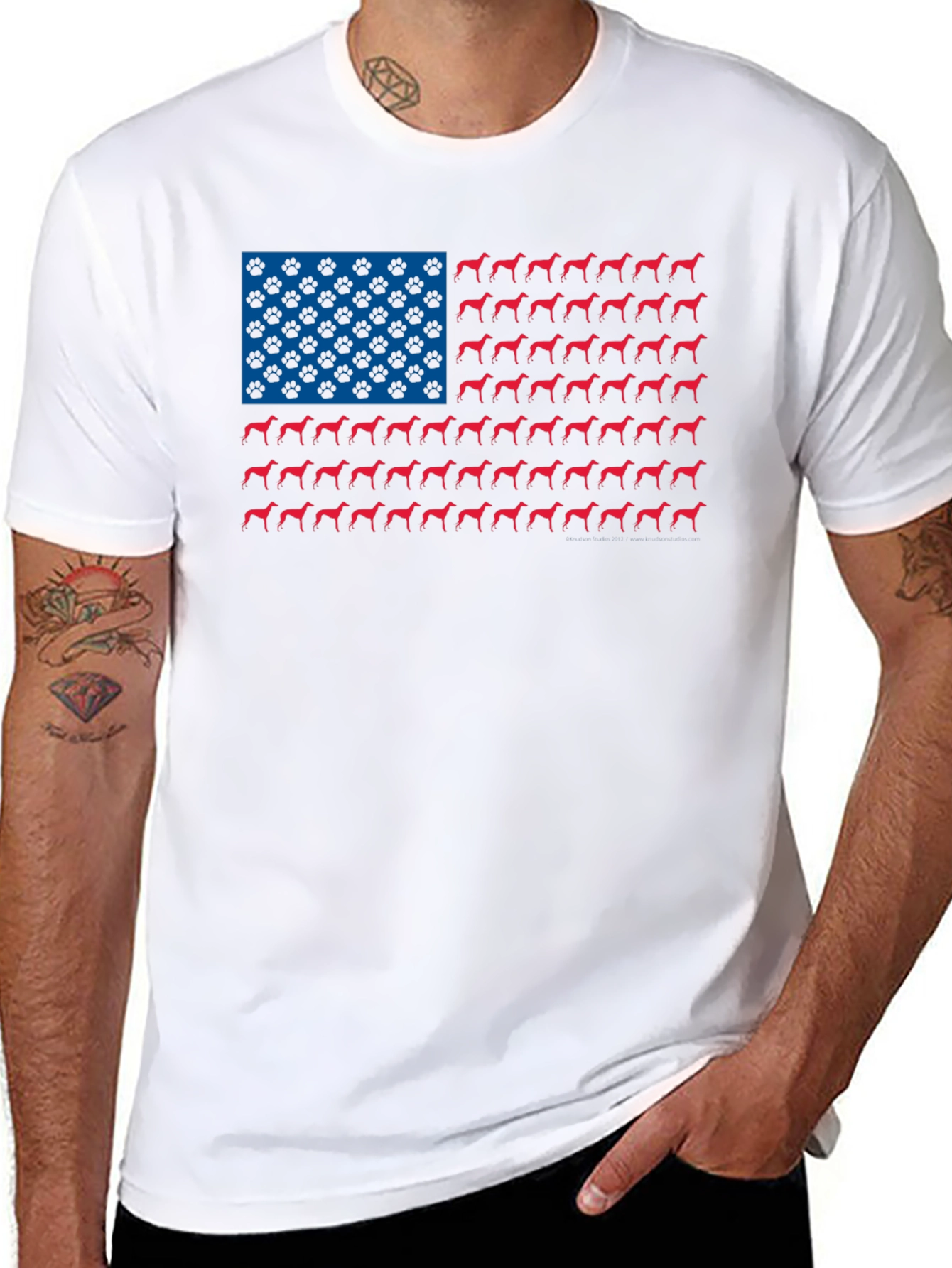 Patriotic Dog Lover T-Shirt
