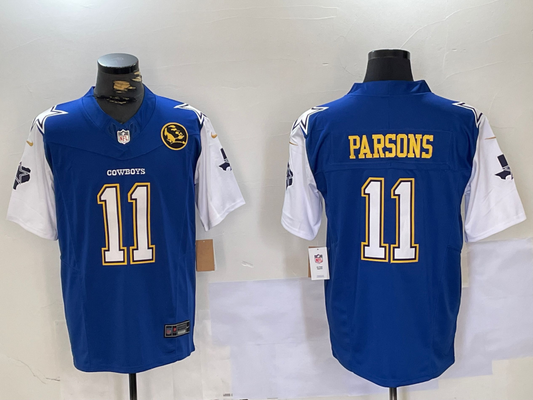 Men's Dallas Cowboys Micah Parsons #11 Royal Game Player Jerseys