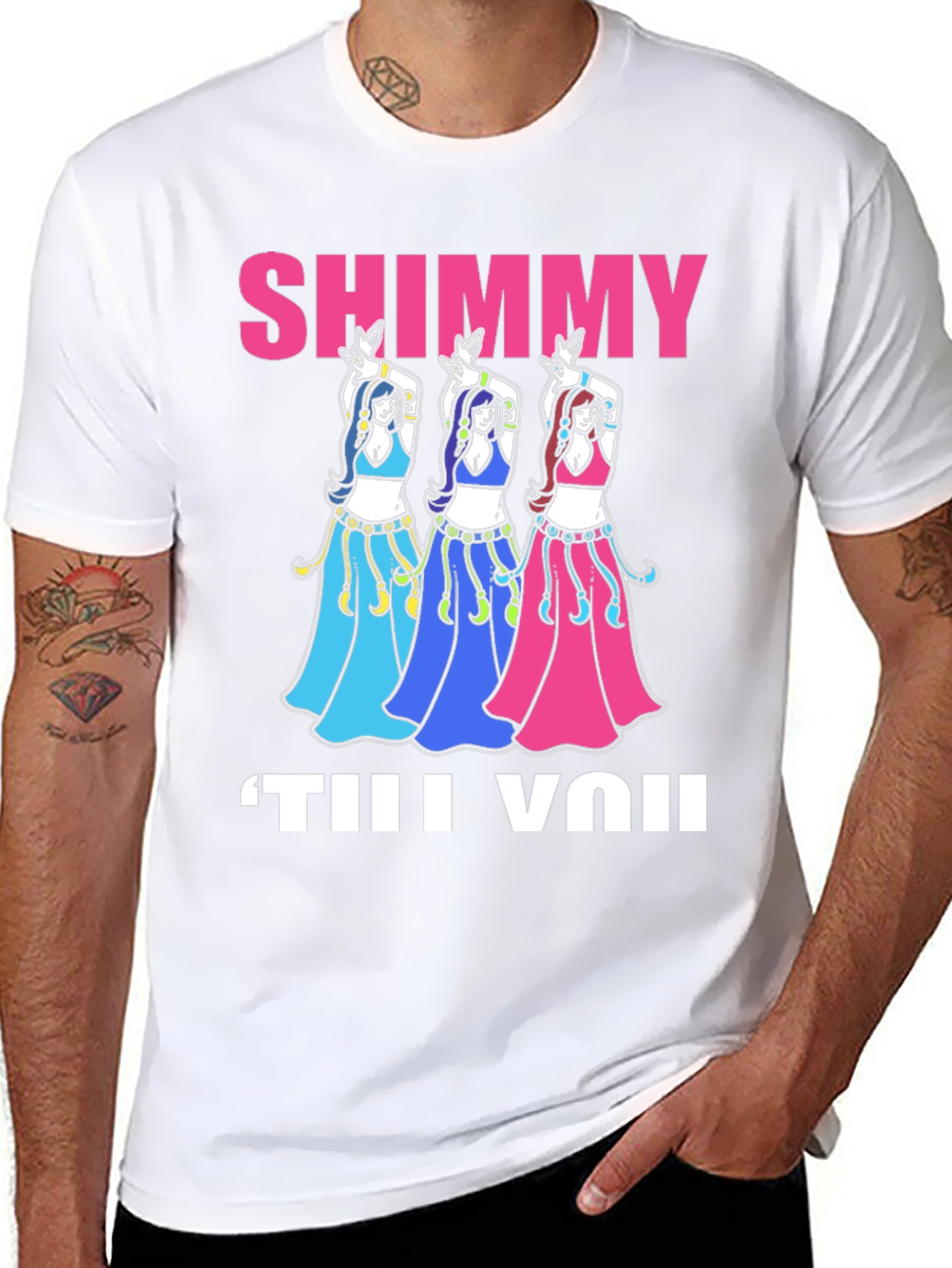 Shimmy Til You: Belly Dance T-Shirt