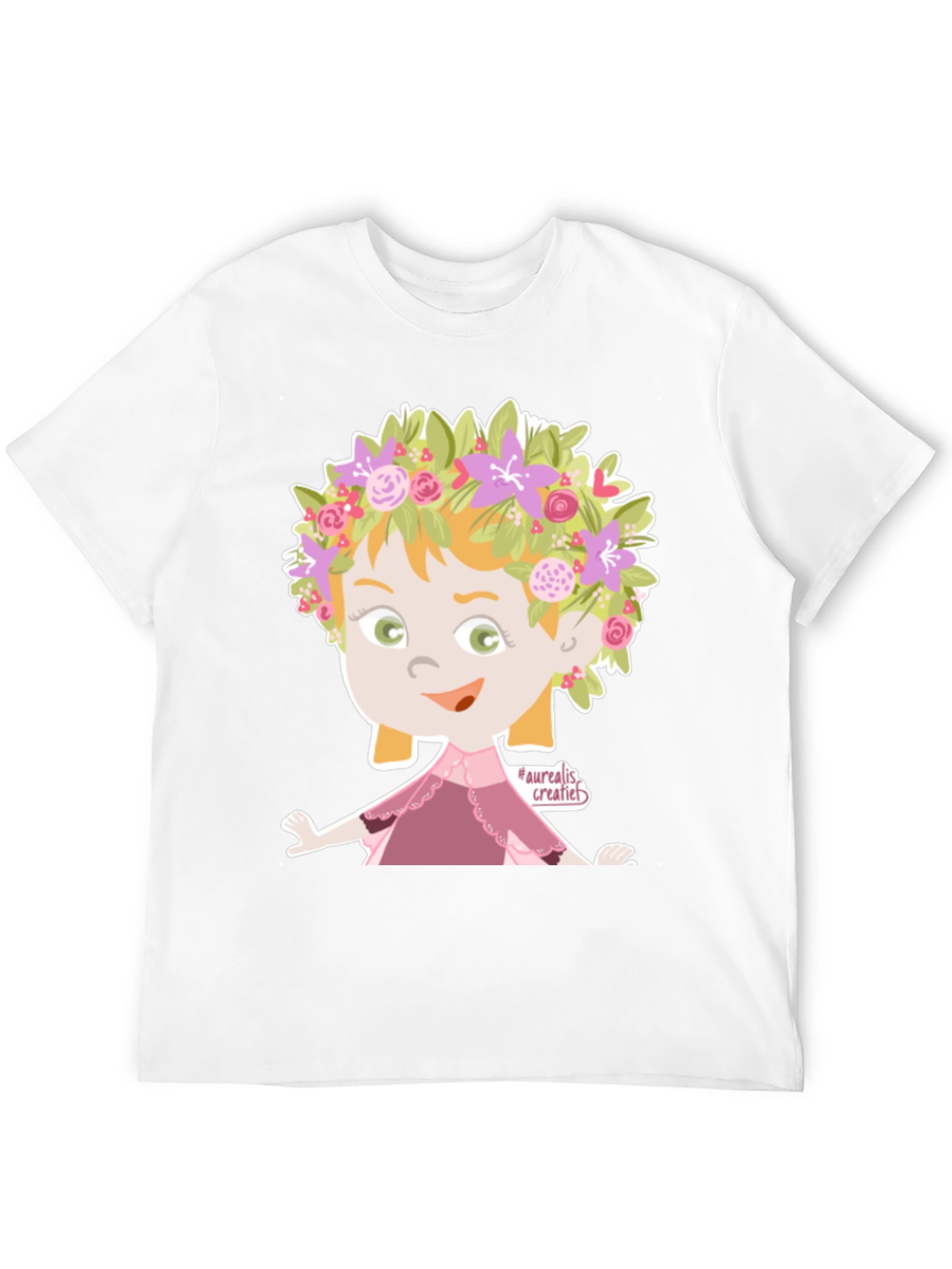 Floral Fairy Graphic T-Shirt - Unique Design