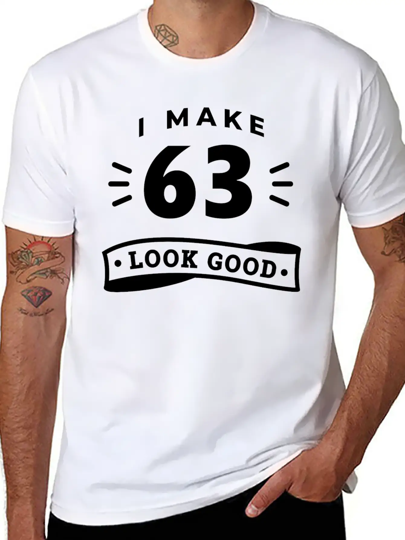 63rd Birthday Saying Funny Funny Motto Trend Timeless Short Sleeve Tee – Comfy And Minimalist Design