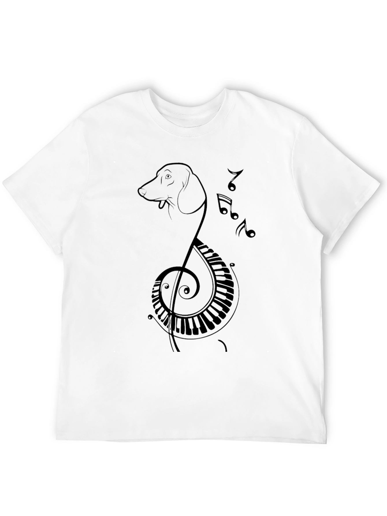 Dachshund Music T-Shirt