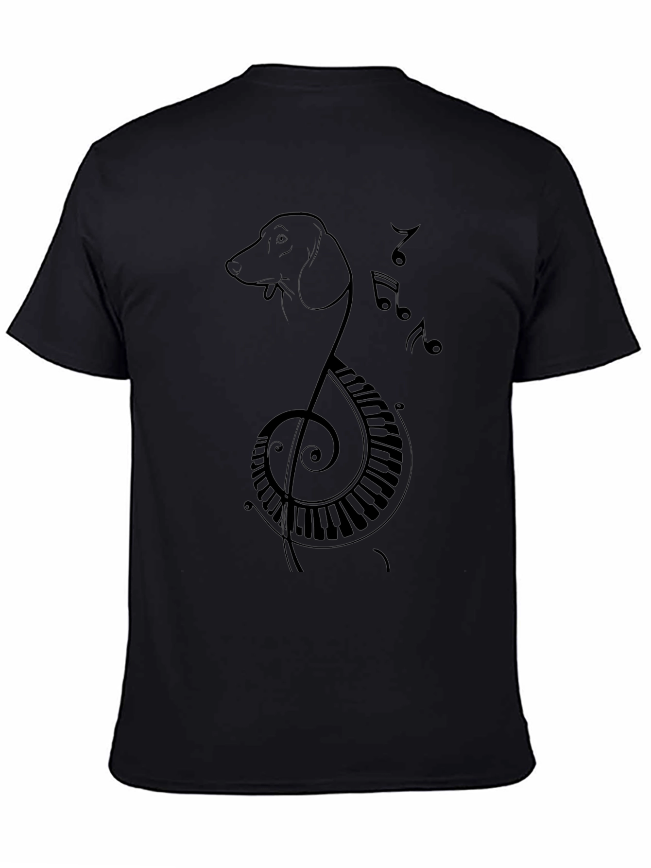 Dachshund Music T-Shirt