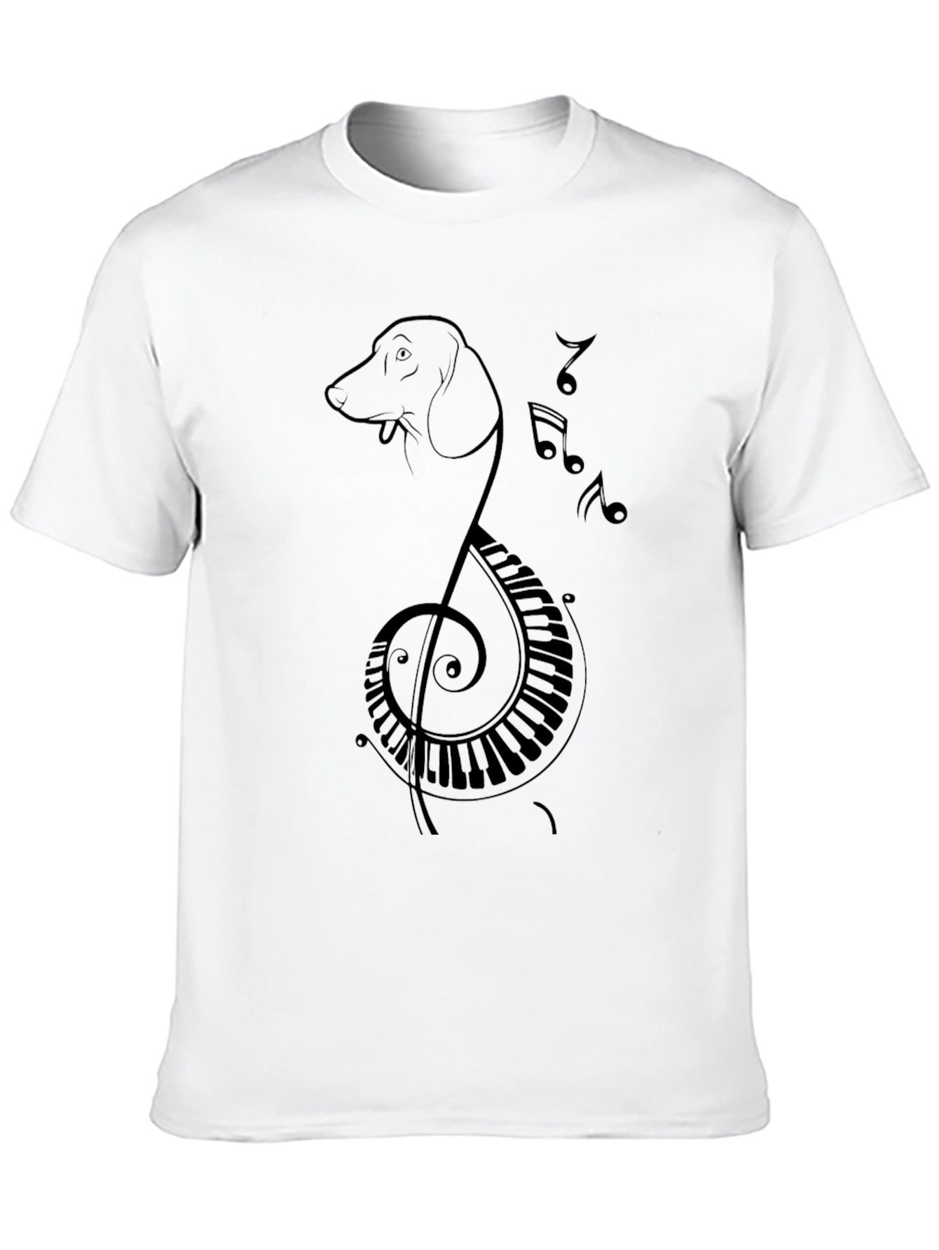 Dachshund Music T-Shirt