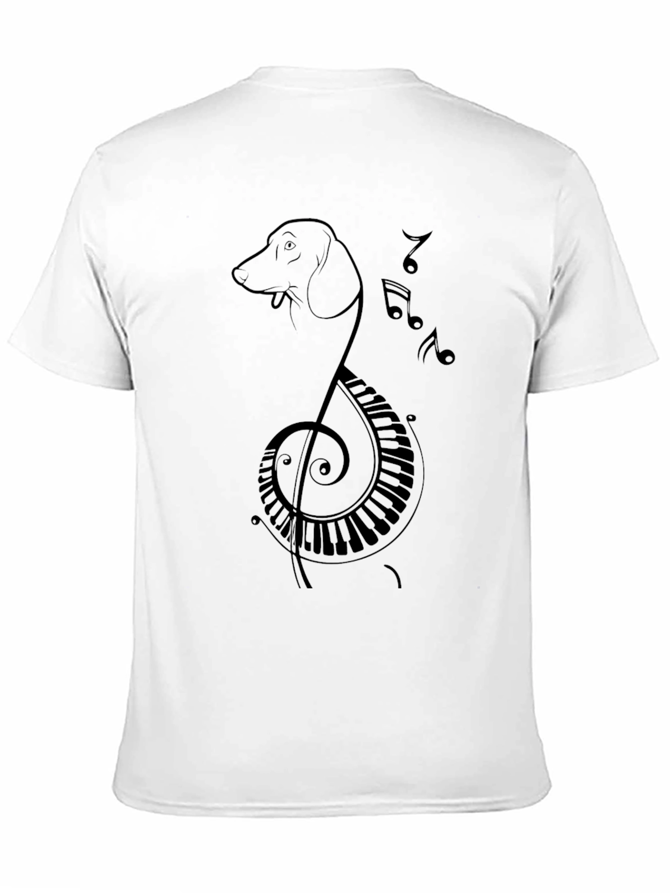 Dachshund Music T-Shirt