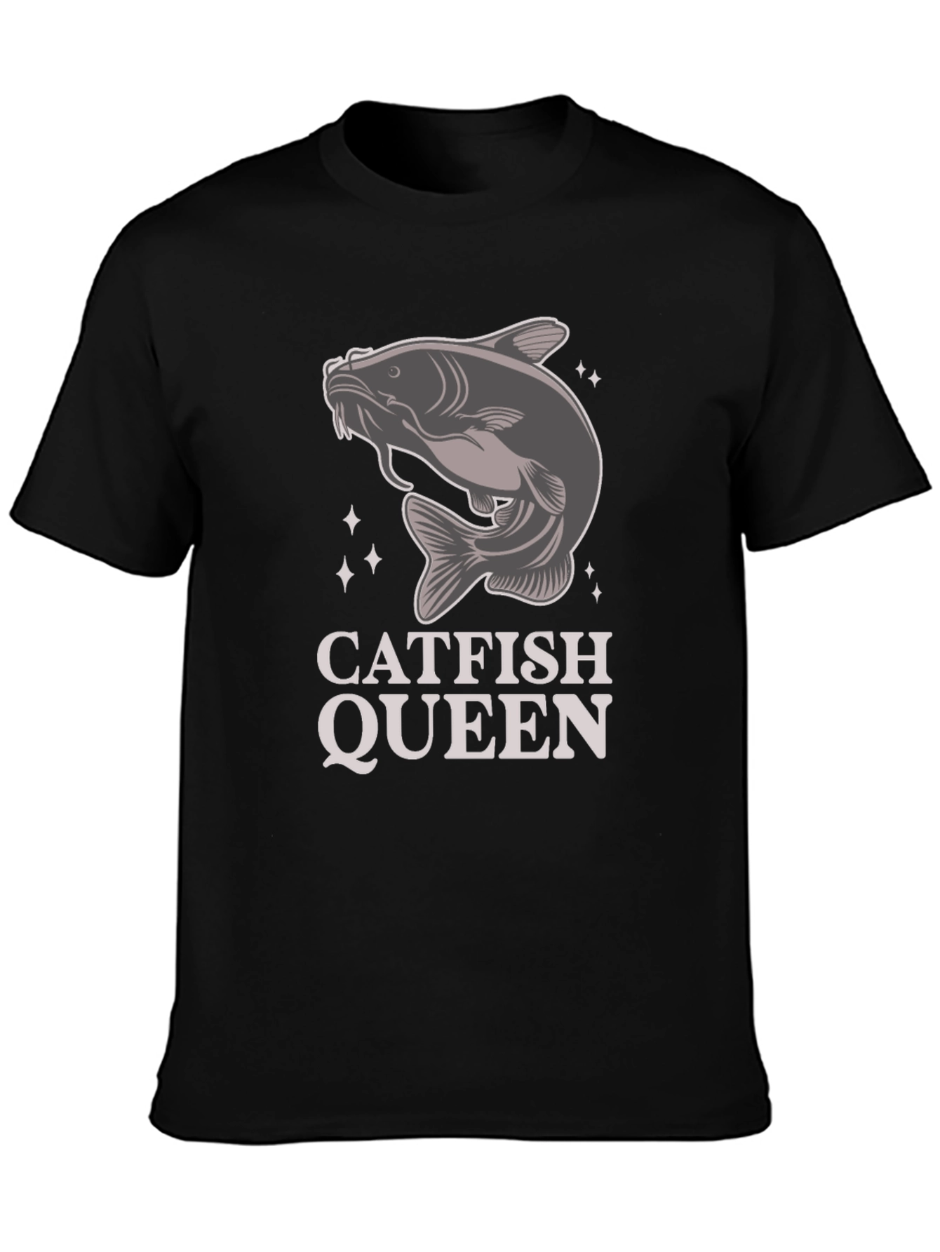 Catfish Queen T-Shirt - Fishing Humor Tee