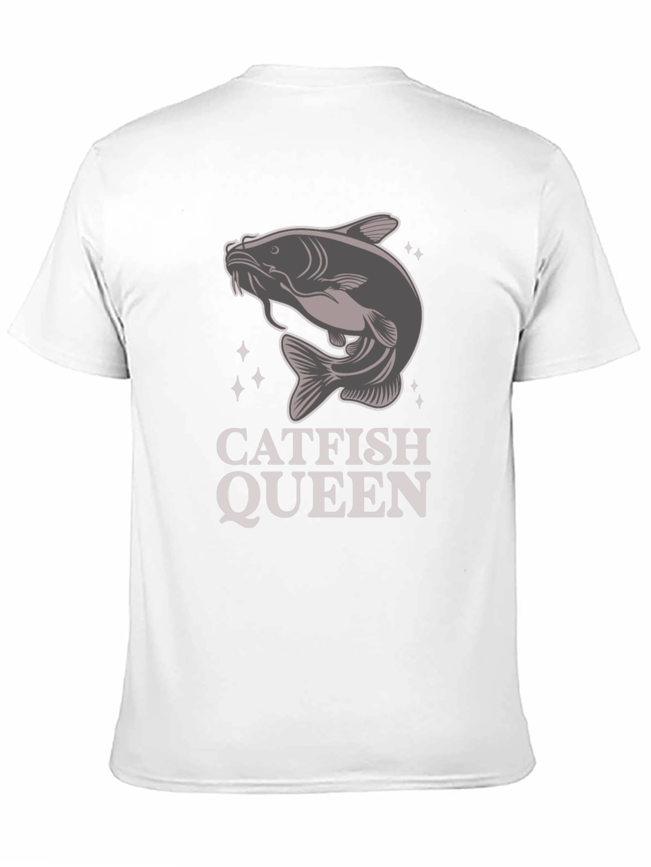 Catfish Queen T-Shirt - Fishing Humor Tee